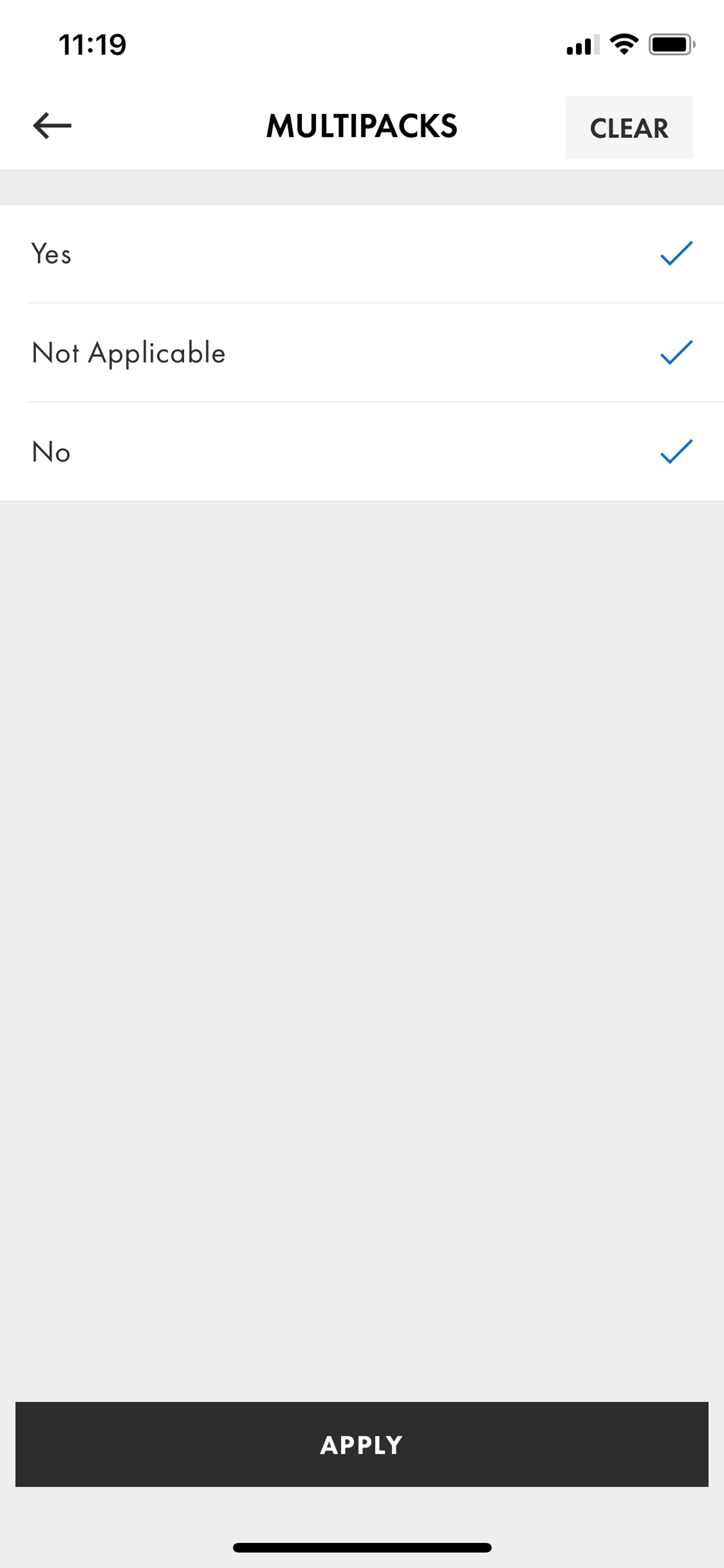 ASOS iOS Shopping interface screenshot 15