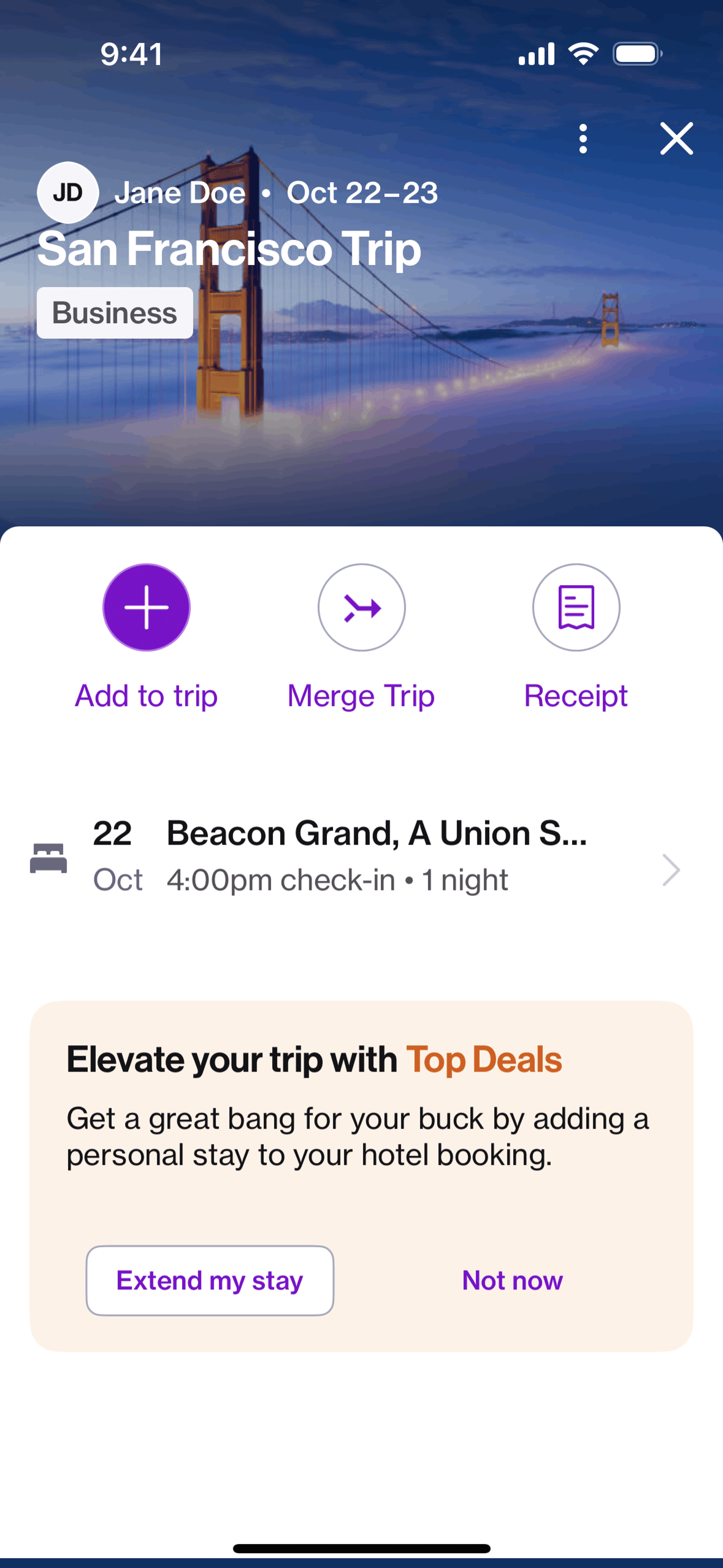 Navan iOS Business interface screenshot 23