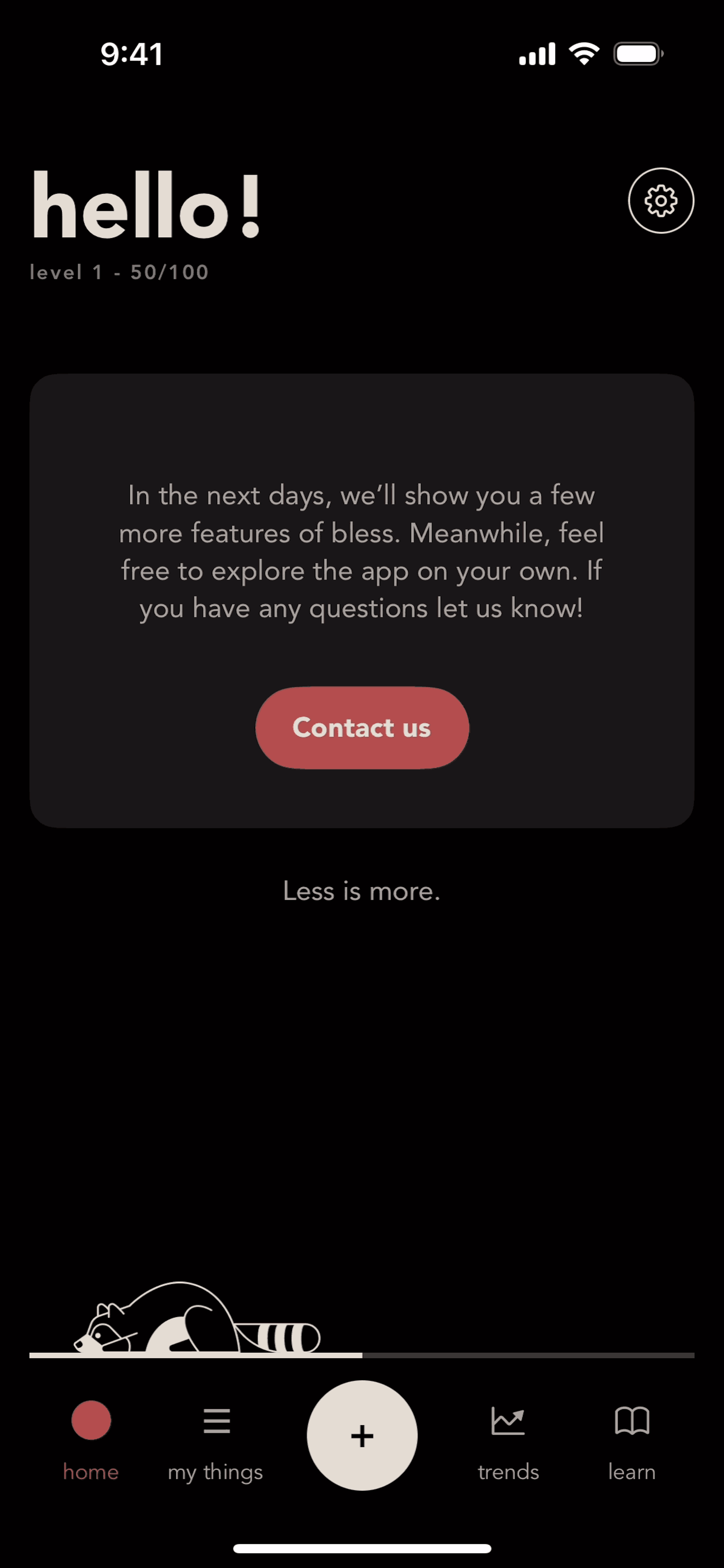 bless. iOS Health & Fitness interface screenshot 11