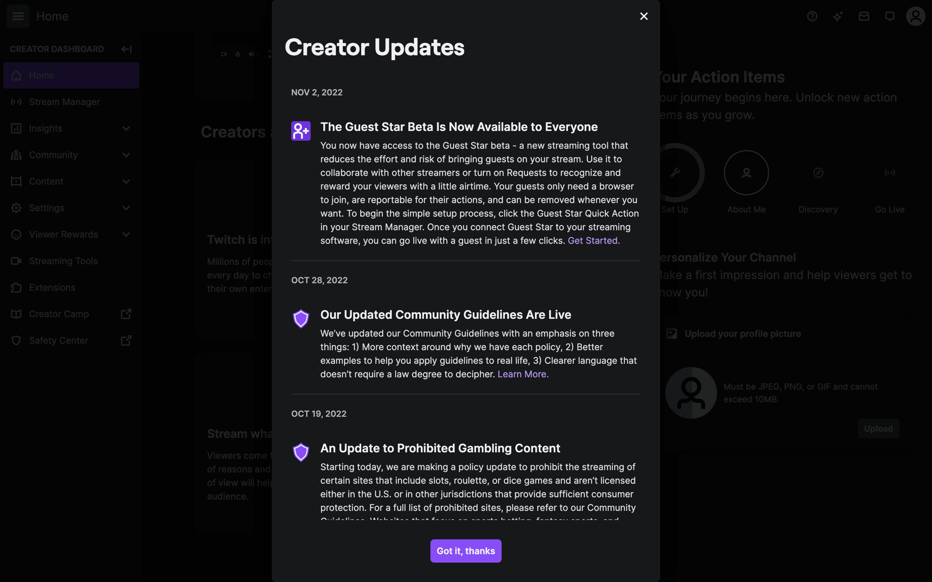 Twitch Web Photo & Video interface screenshot 24
