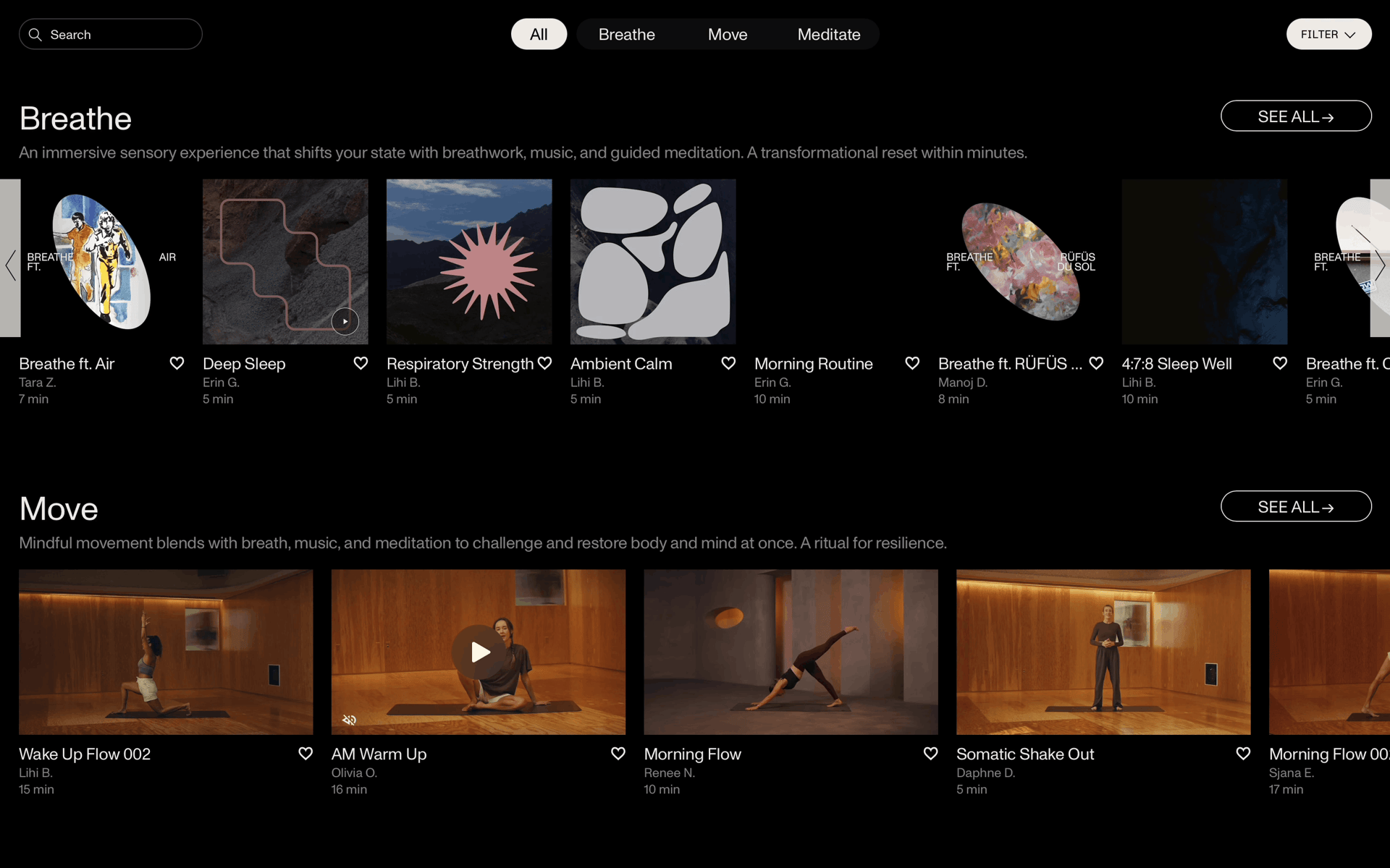 Open Web Health & Fitness interface screenshot 12