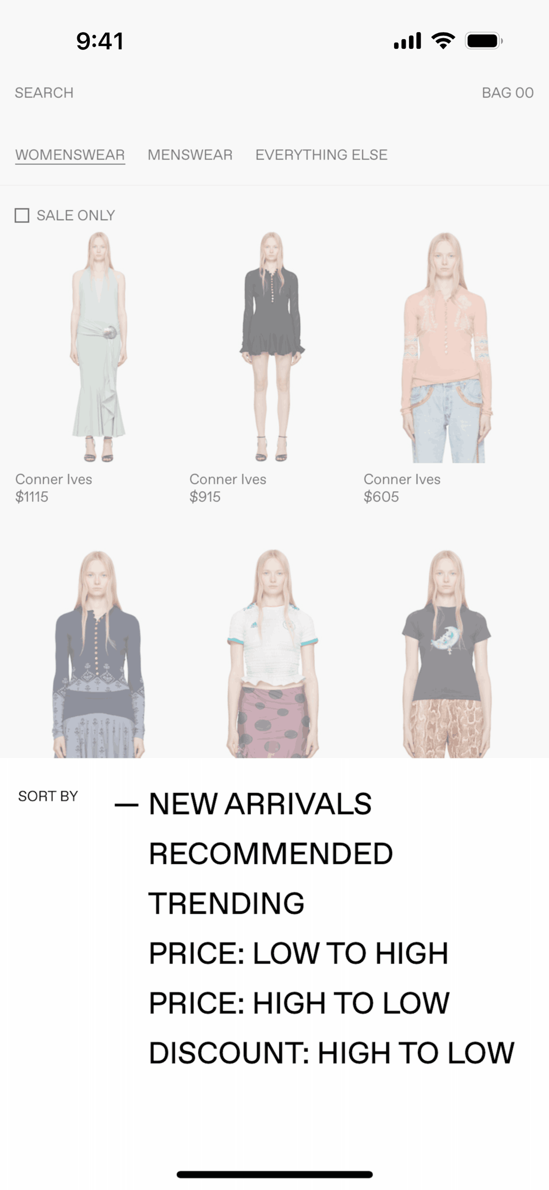 SSENSE iOS Shopping interface screenshot 22