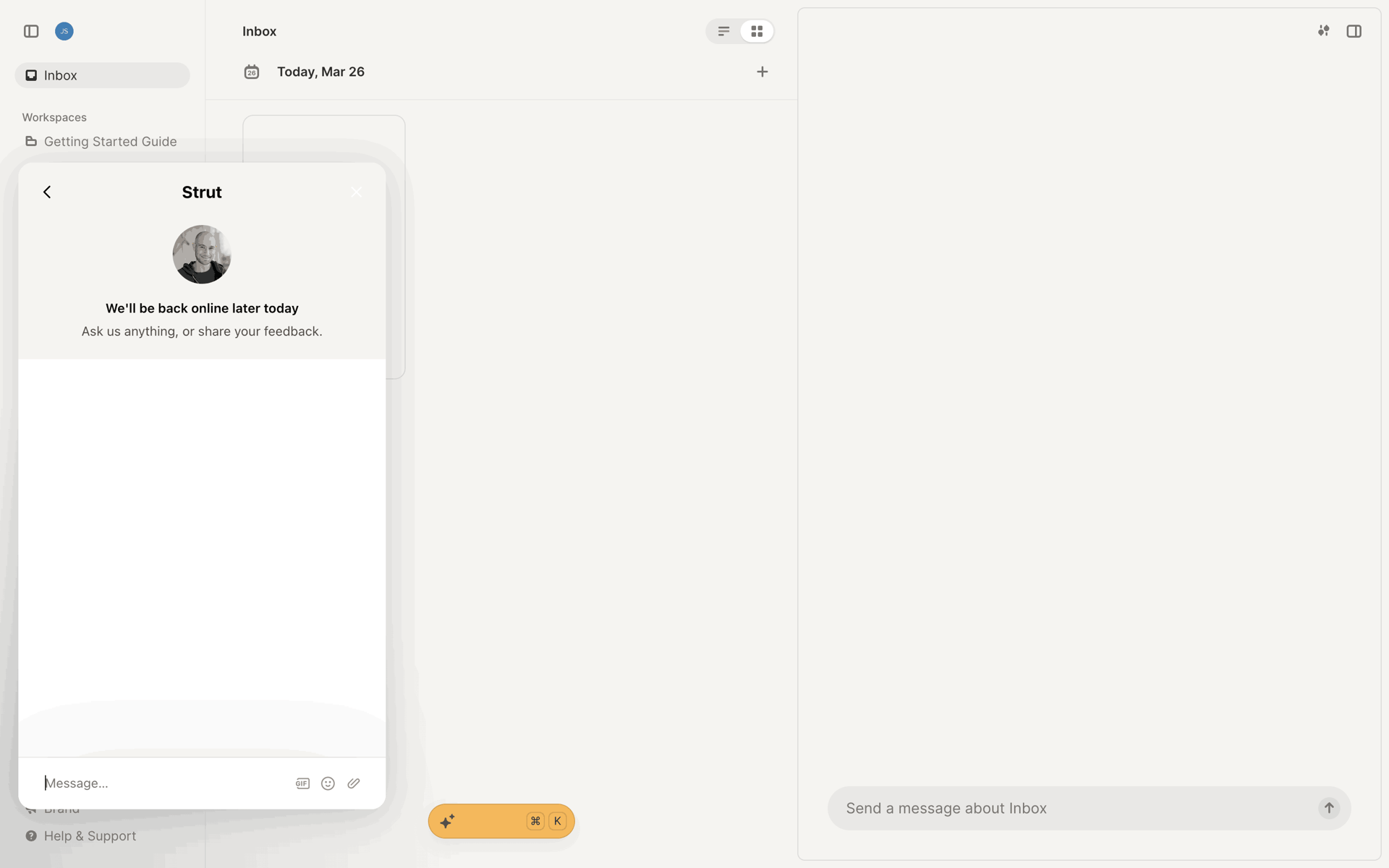 Strut Web AI interface screenshot 5