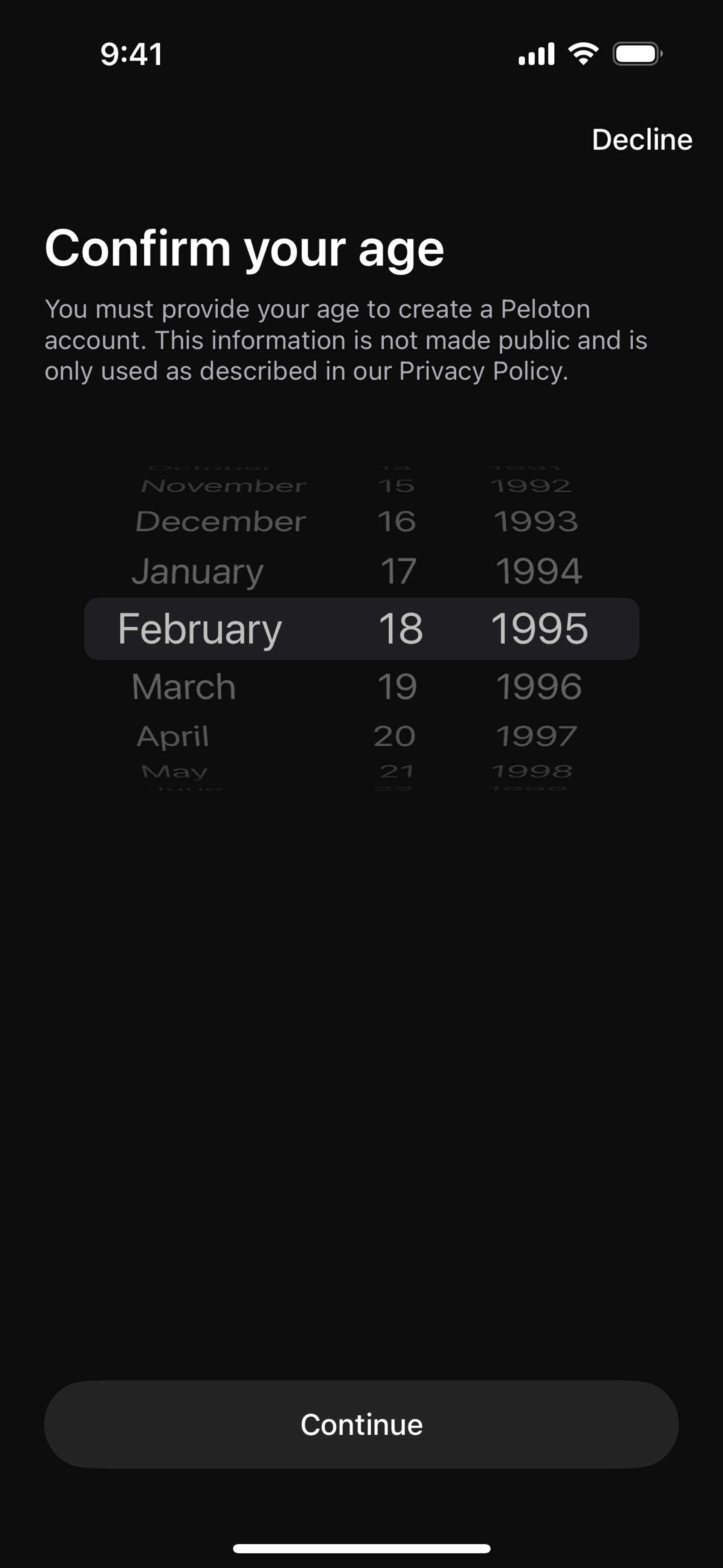 Peloton Strength+ iOS Health & Fitness interface screenshot 9