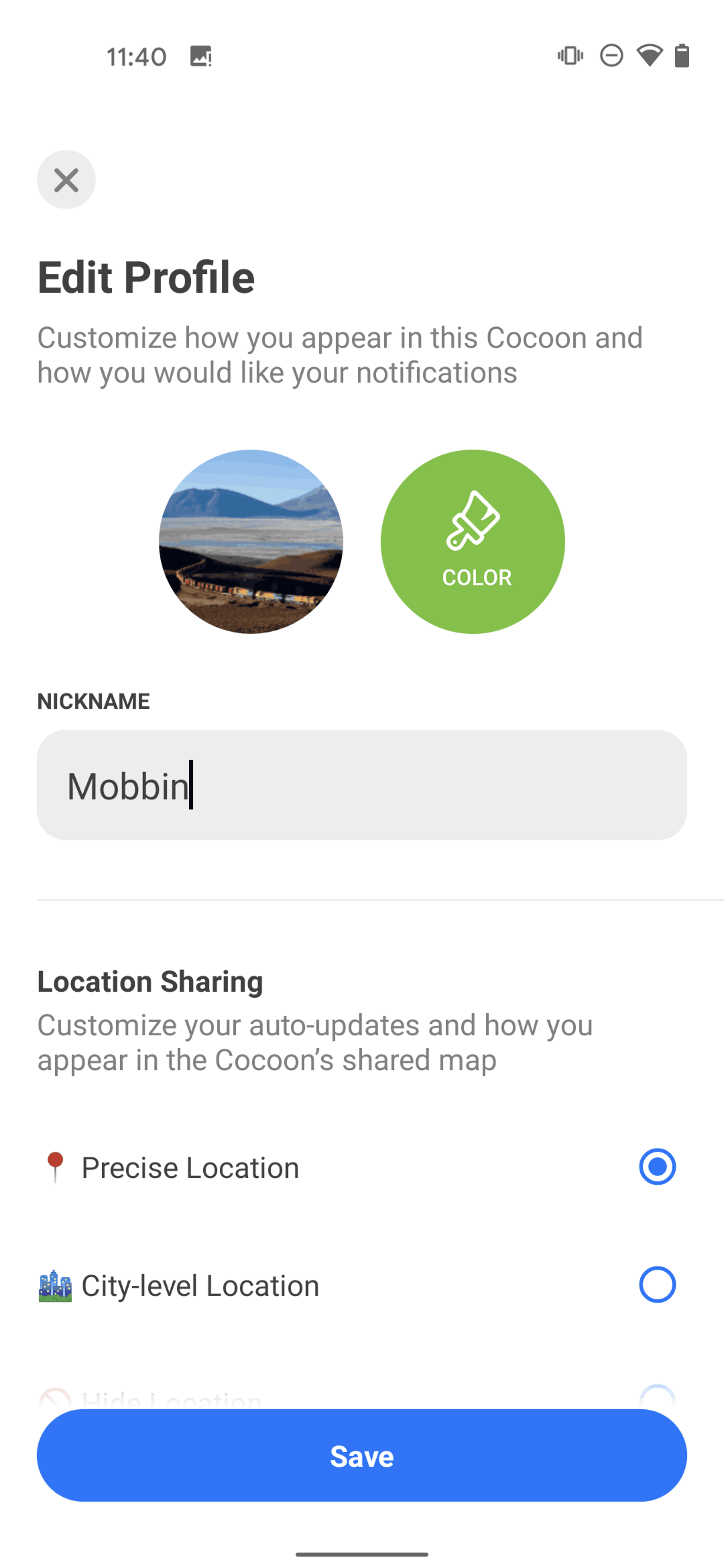 Cocoon Android Social Networking interface screenshot 23