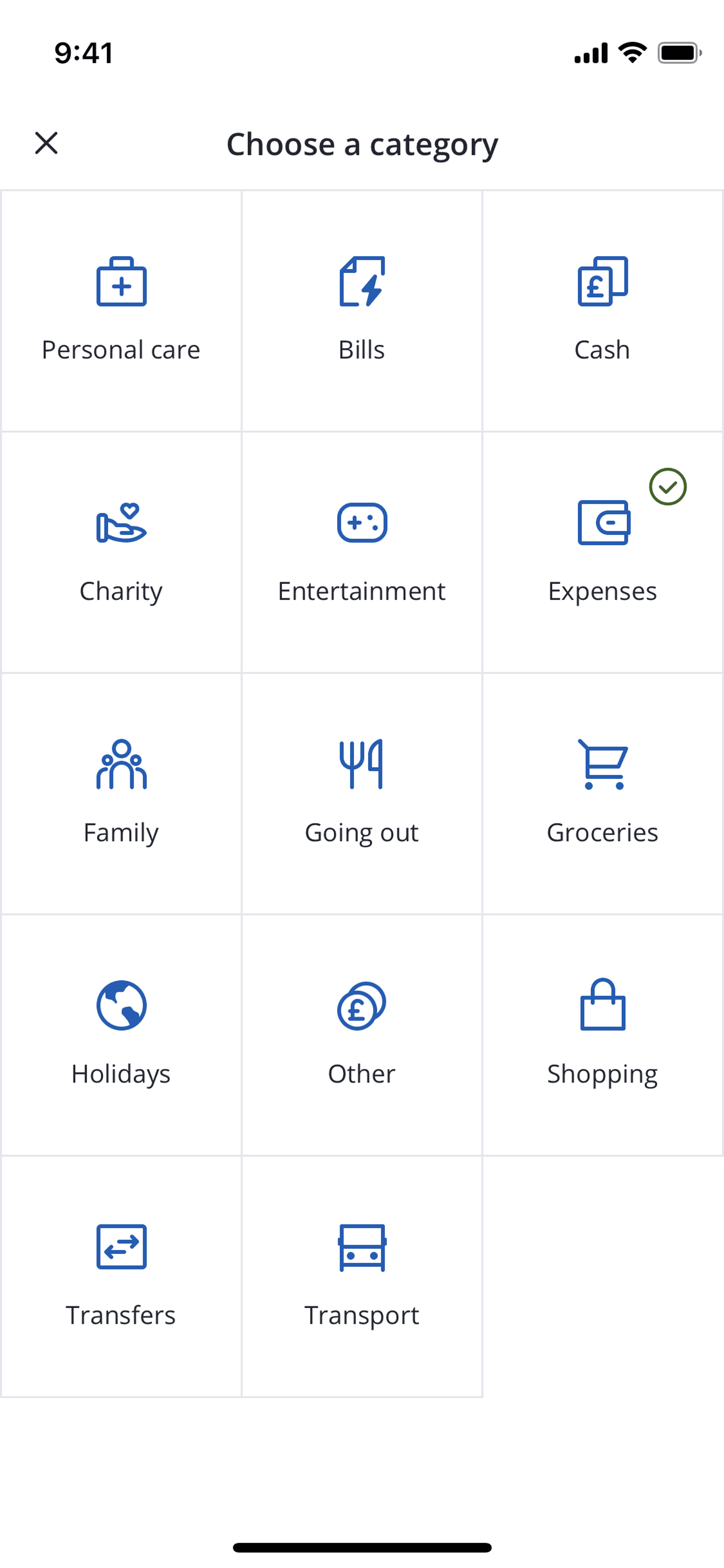 Chase UK iOS Finance interface screenshot 13