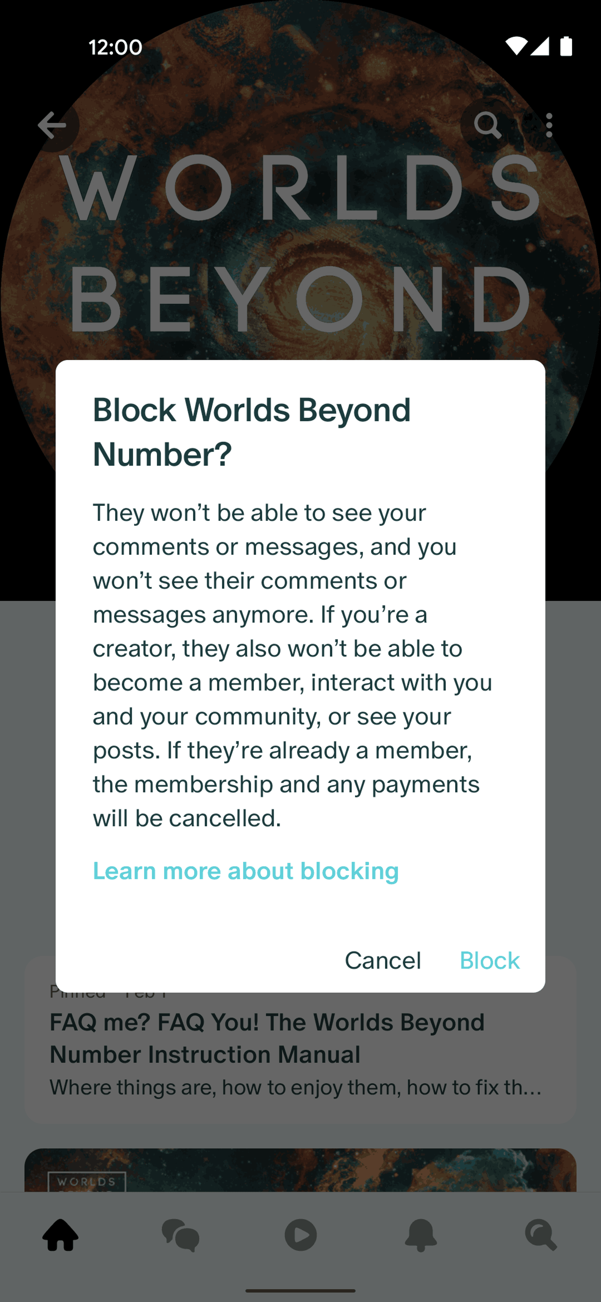 Patreon Android Social Networking interface screenshot 20