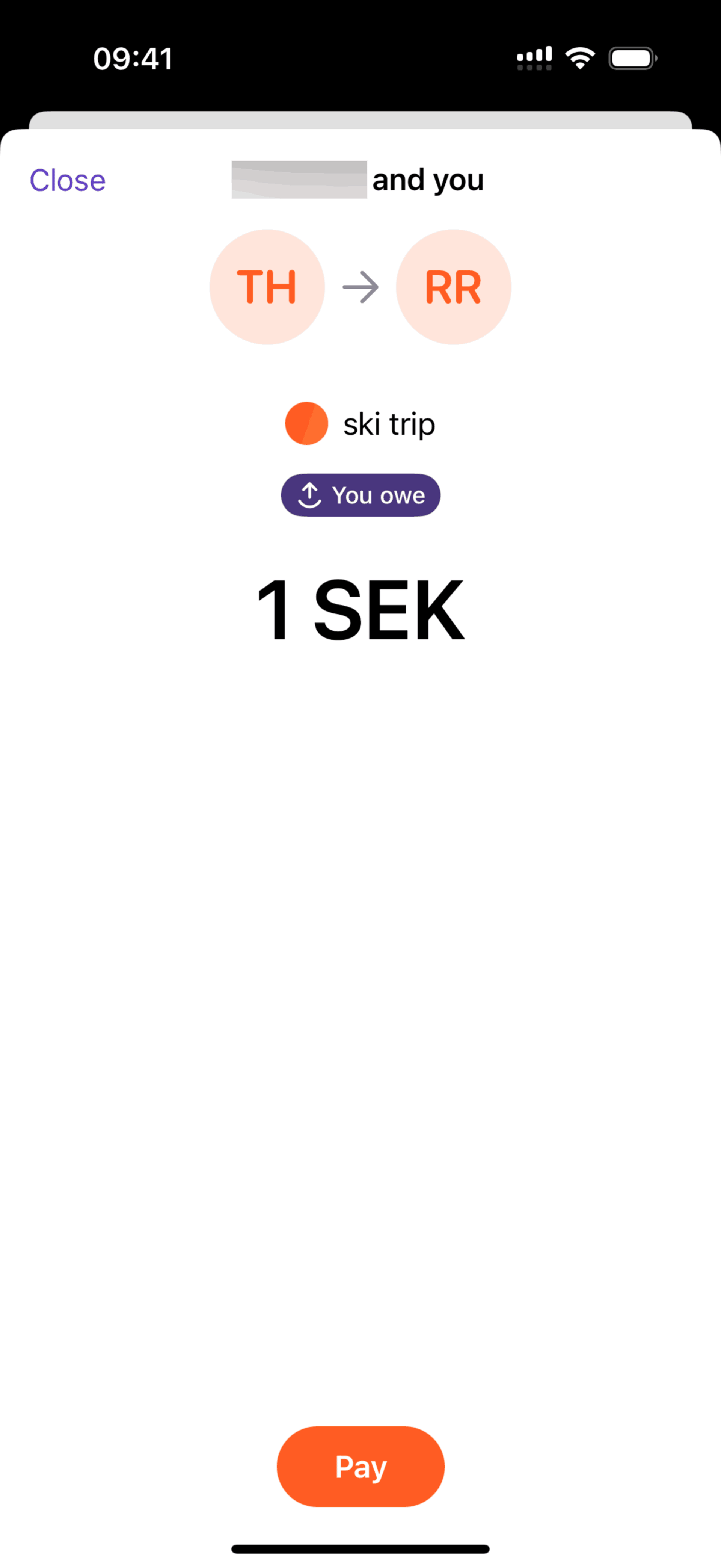 Vipps iOS Finance interface screenshot 9