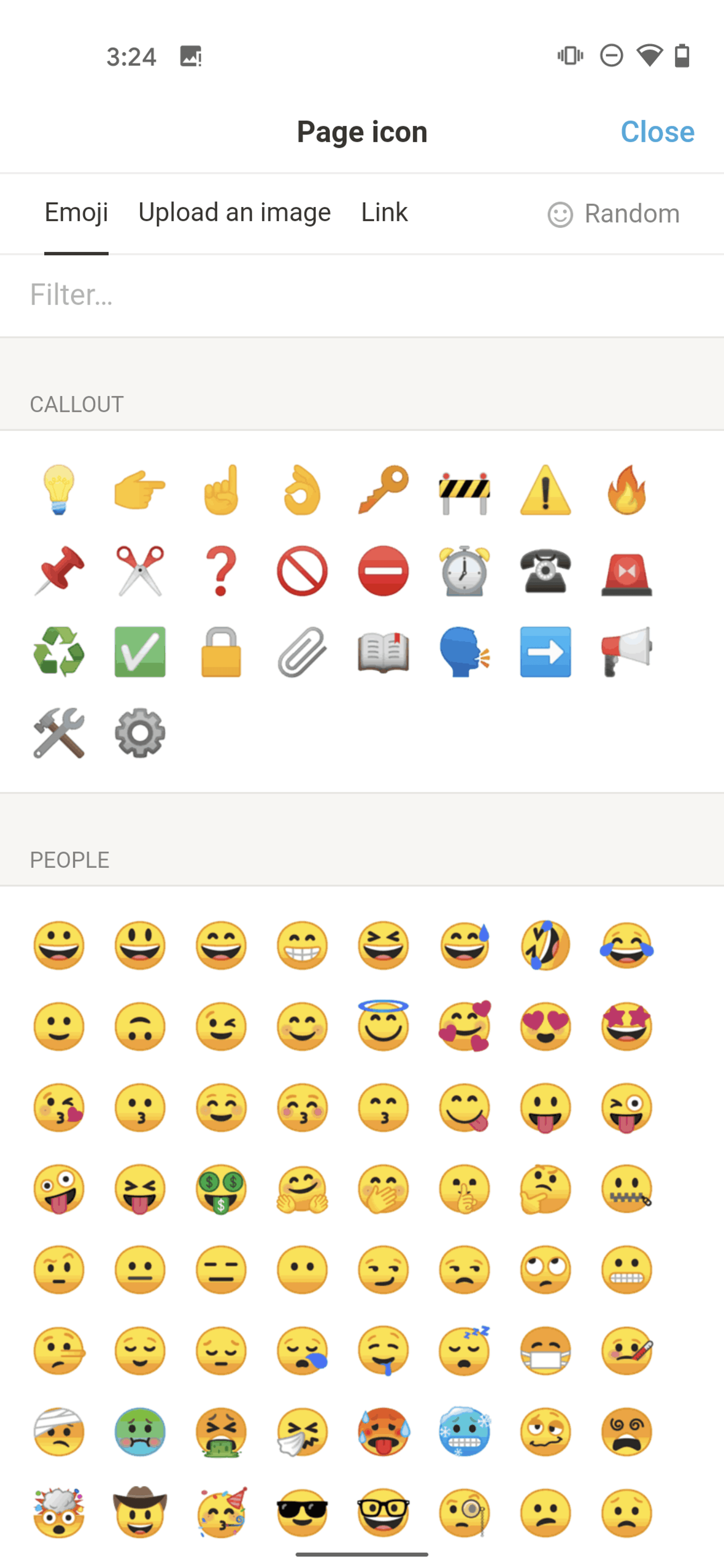Notion Android Collaboration interface screenshot 24