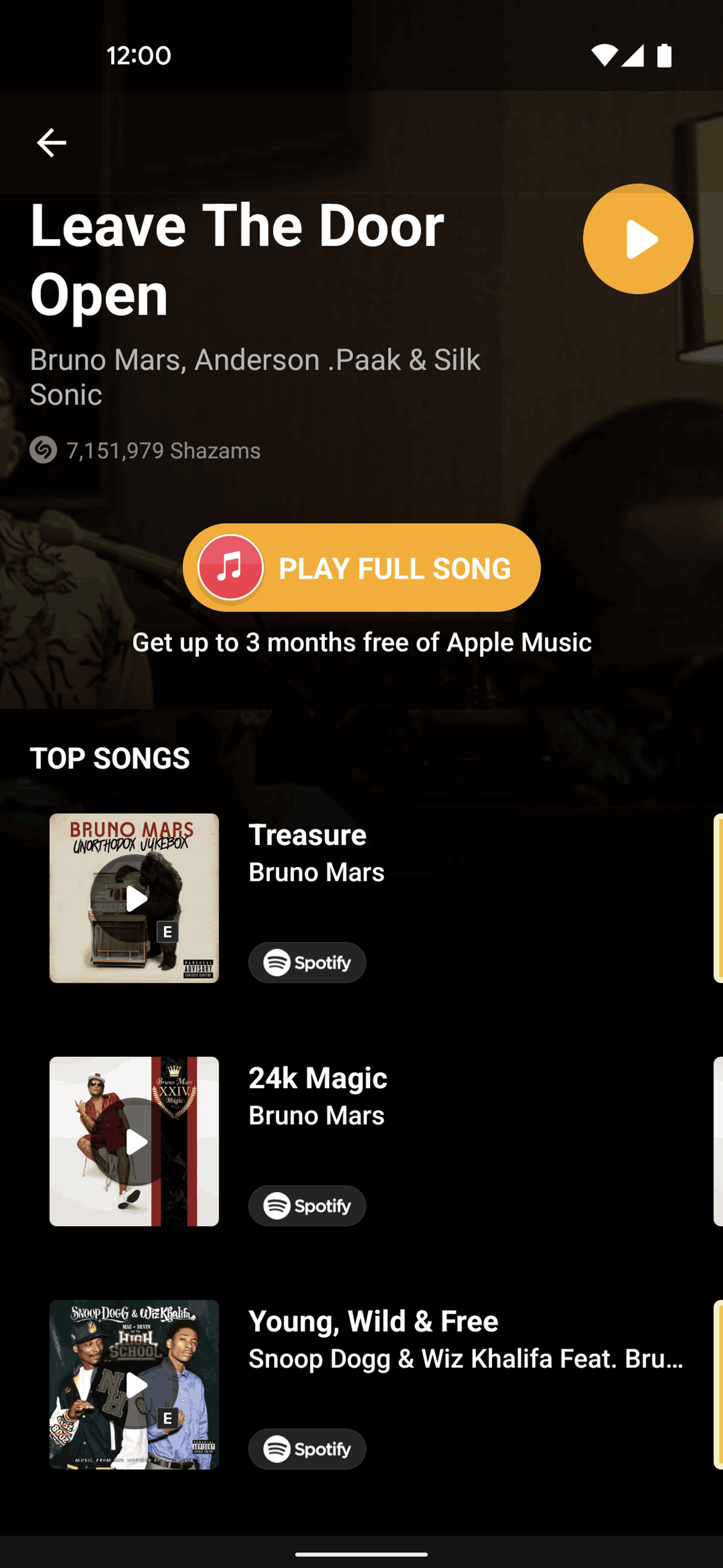 Shazam Android Music & Audio interface screenshot 24