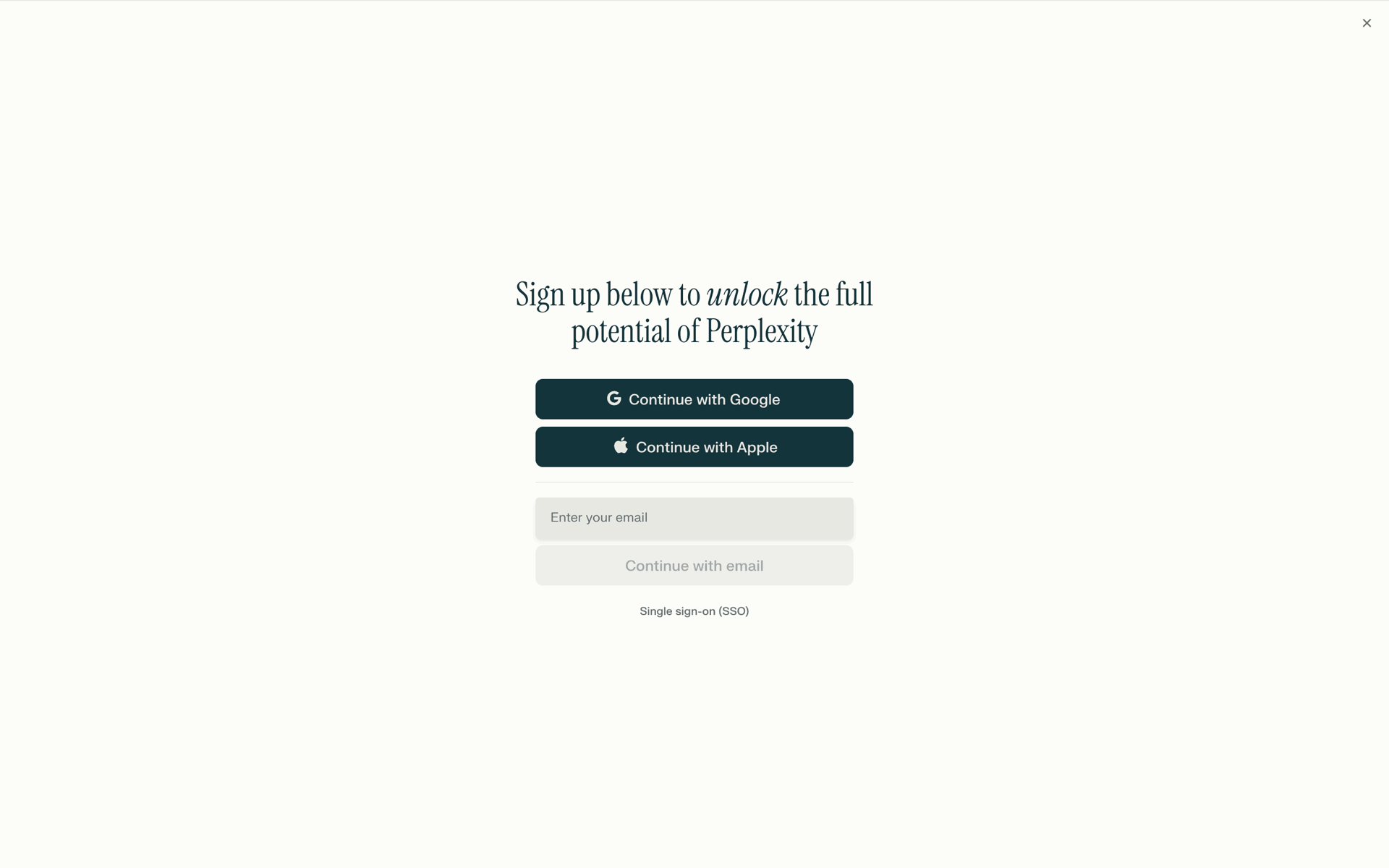 Perplexity Web AI interface screenshot 2