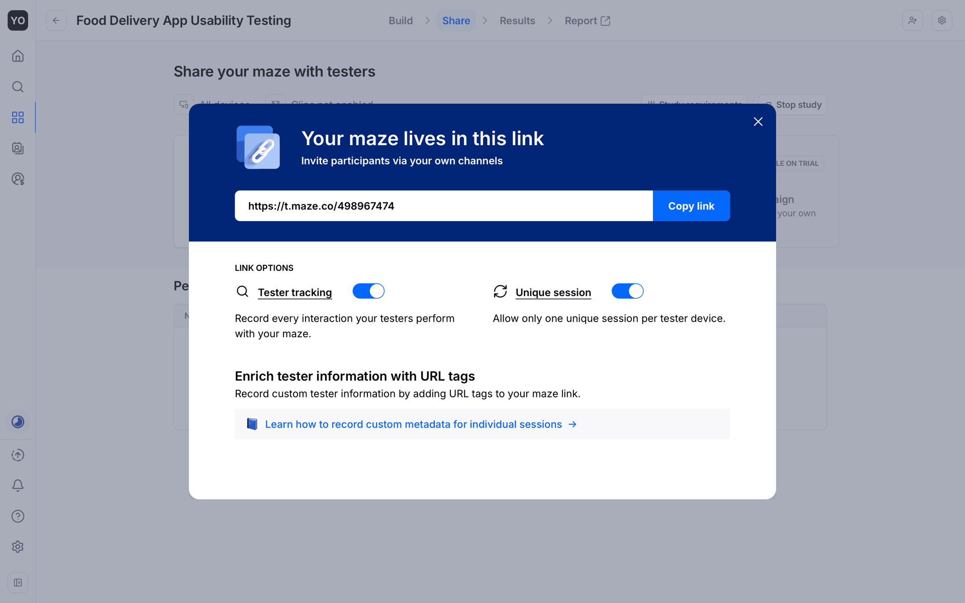 Maze Web Business interface screenshot 19