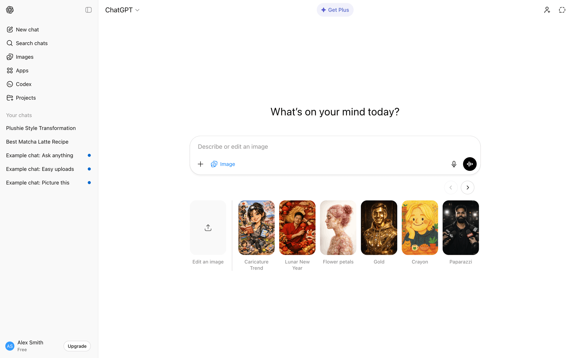 ChatGPT Web AI interface screenshot 9