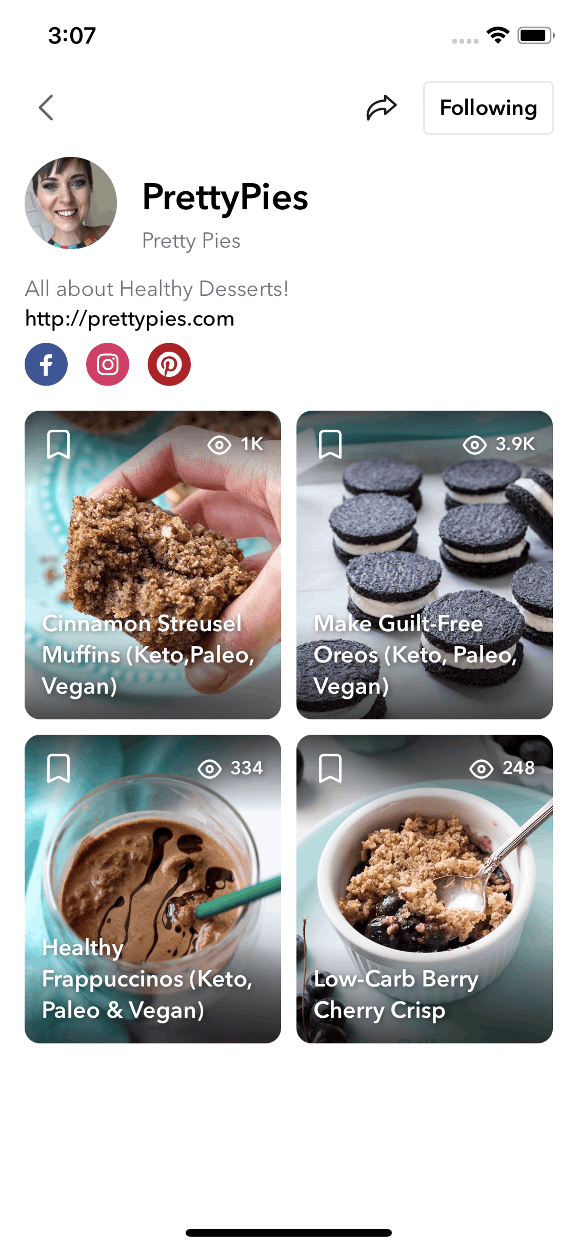 Jumprope iOS Photo & Video interface screenshot 24