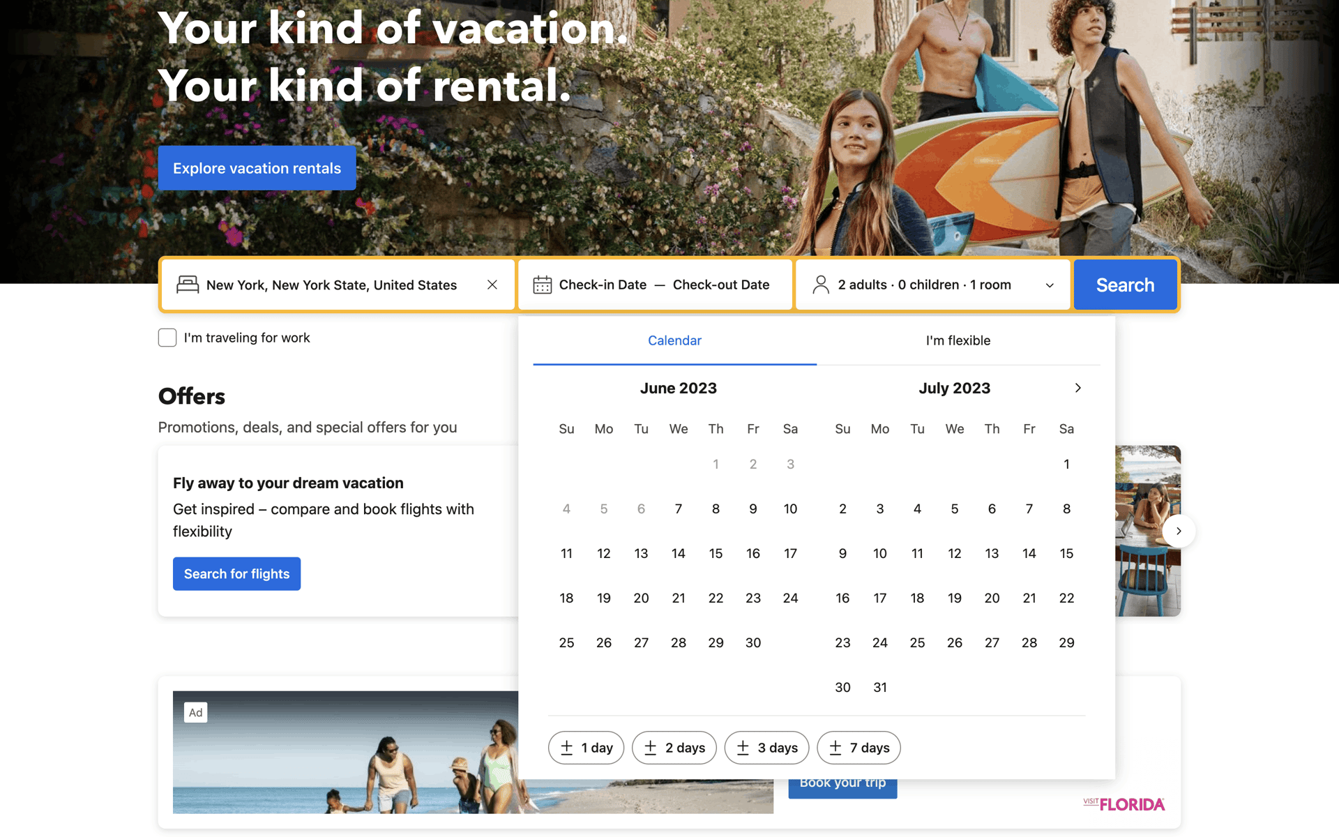 Booking.com Web Travel & Transportation interface screenshot 19