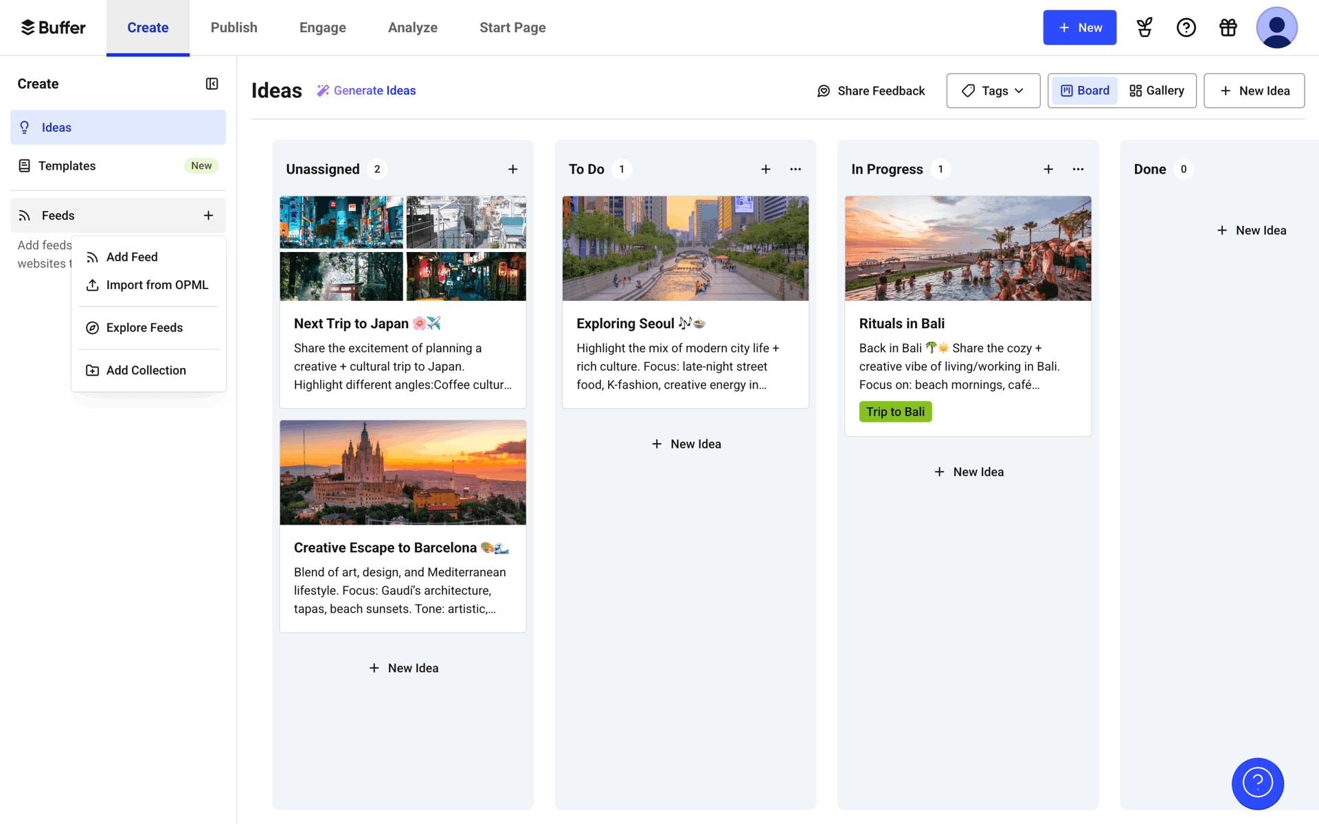 Buffer Web Business interface screenshot 20