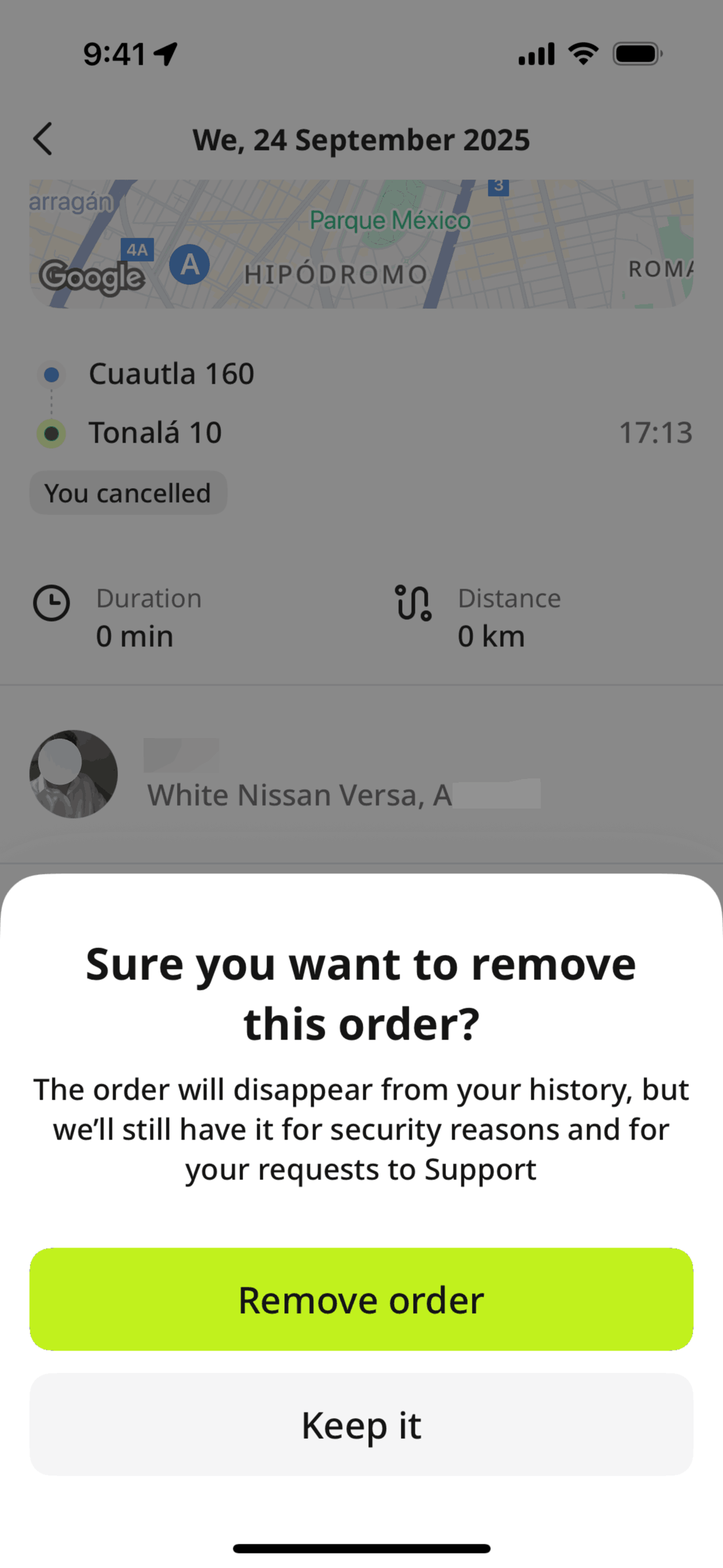 inDrive iOS Travel & Transportation interface screenshot 22
