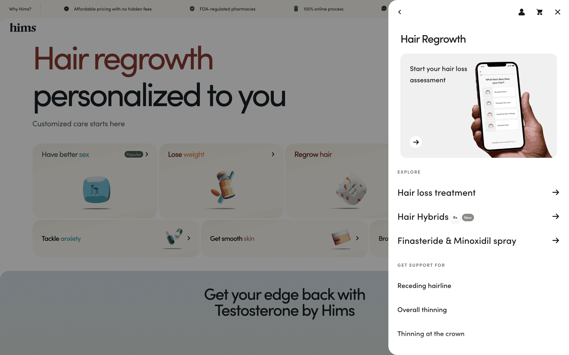 Hims Web Medical interface screenshot 5