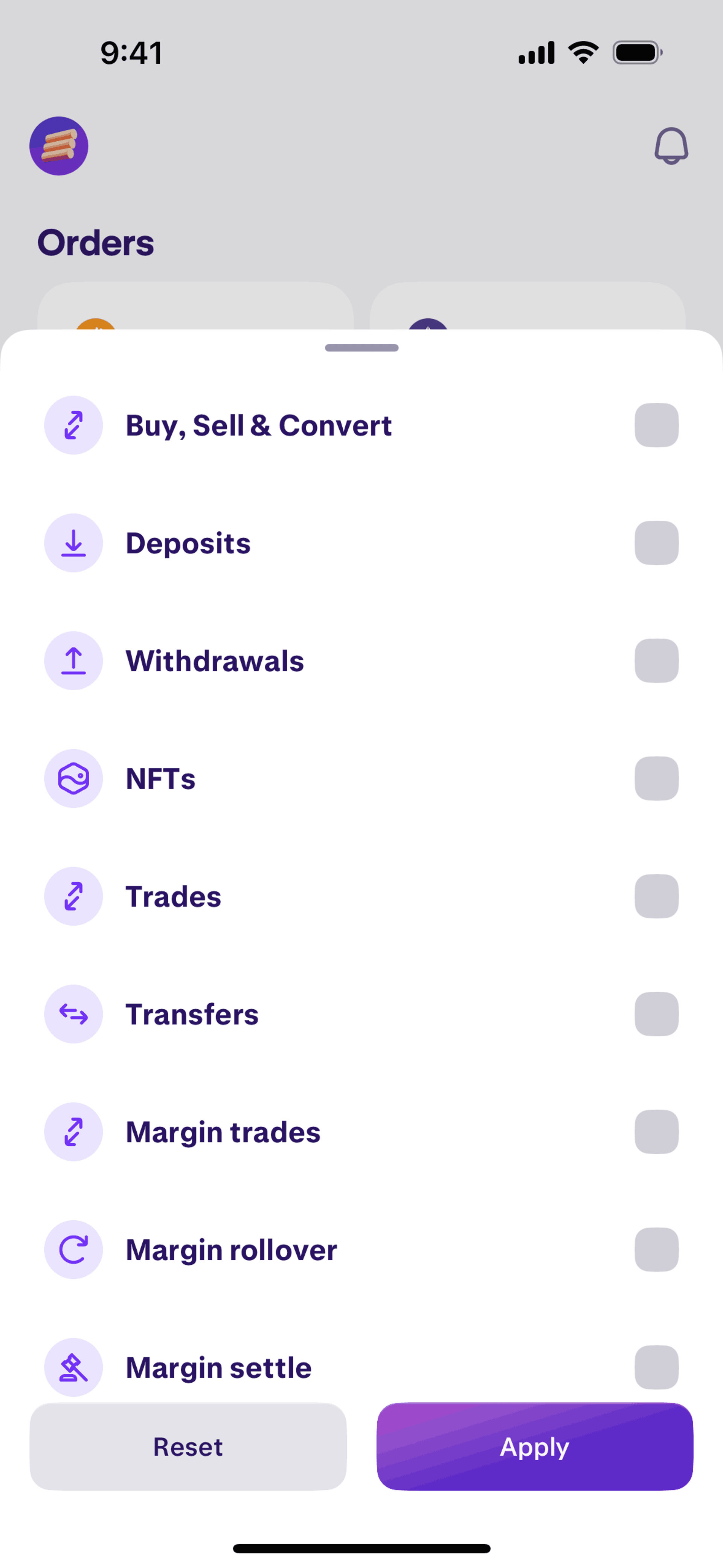 Kraken iOS Finance interface screenshot 22