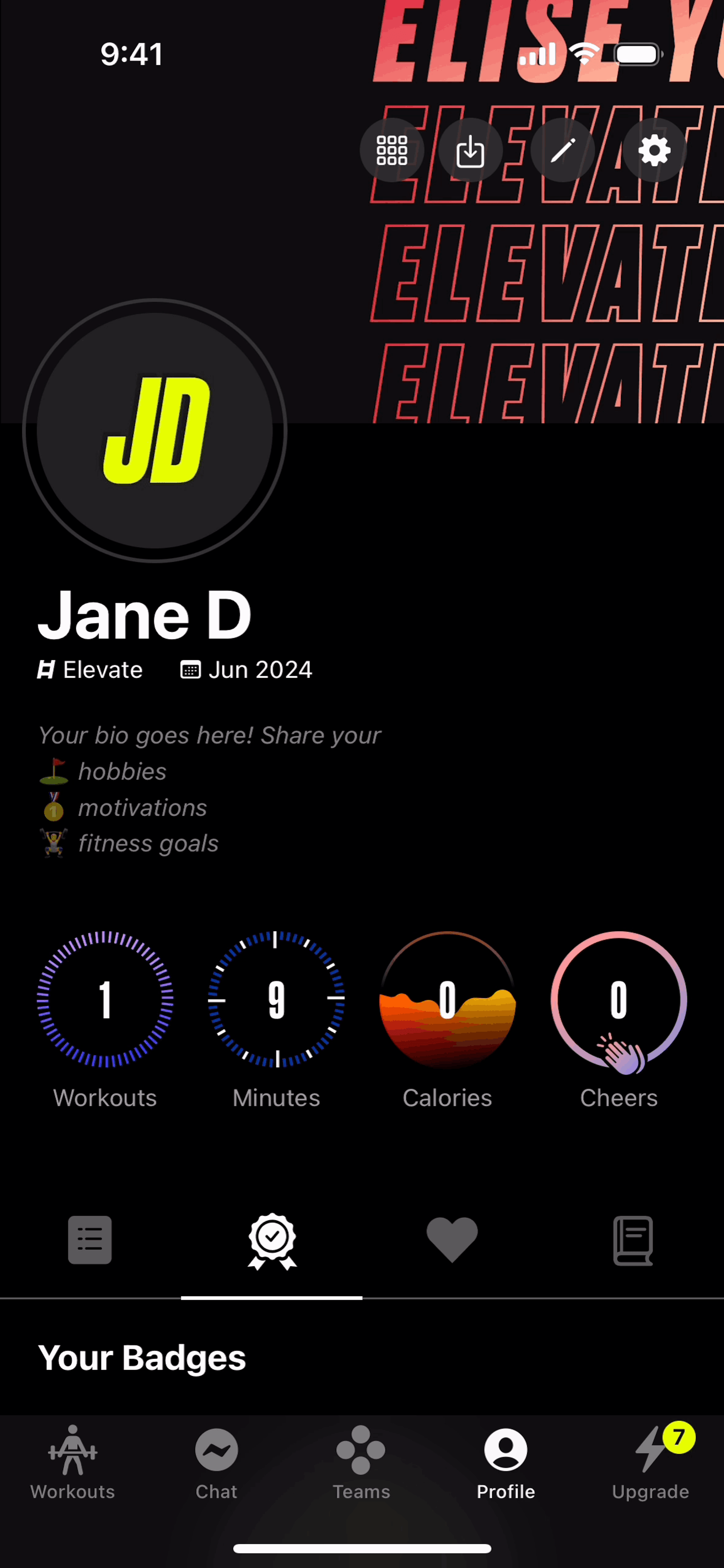 Ladder iOS Health & Fitness interface screenshot 20