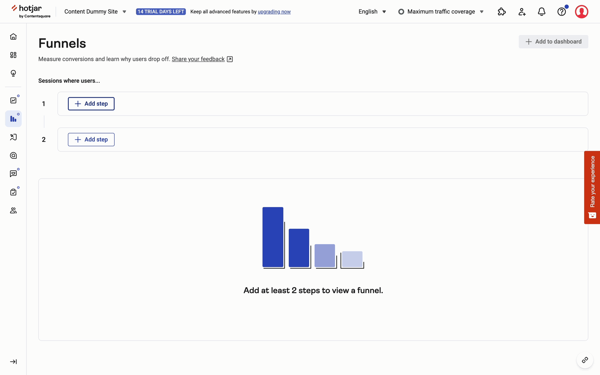 Hotjar Web Business interface screenshot 24