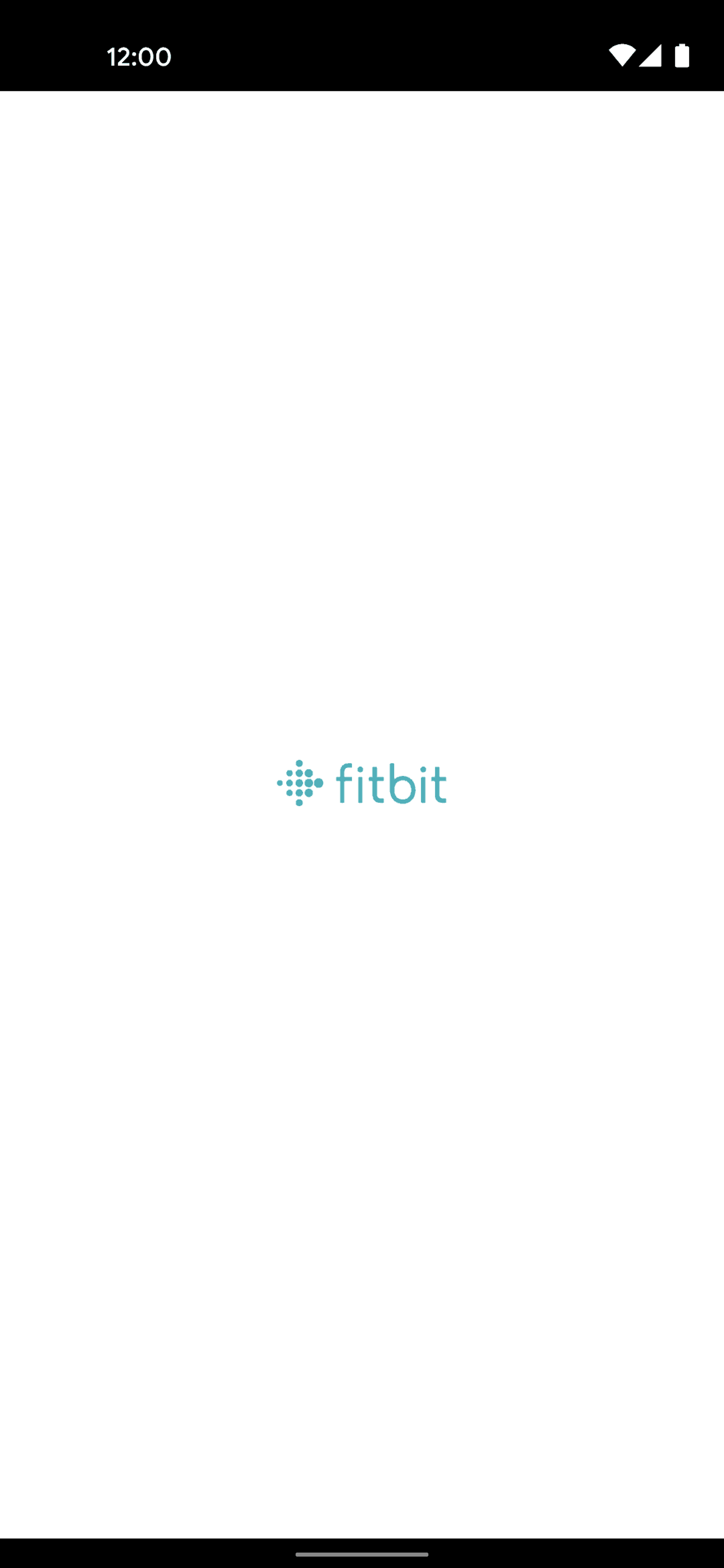 Fitbit Android Health & Fitness interface screenshot 1