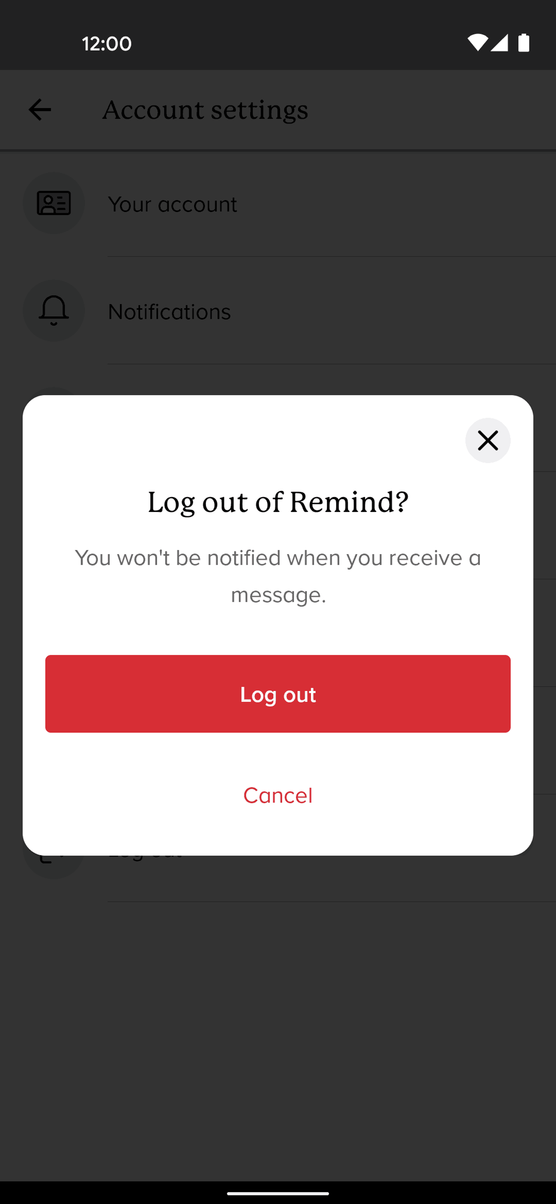 Remind Android Education interface screenshot 15