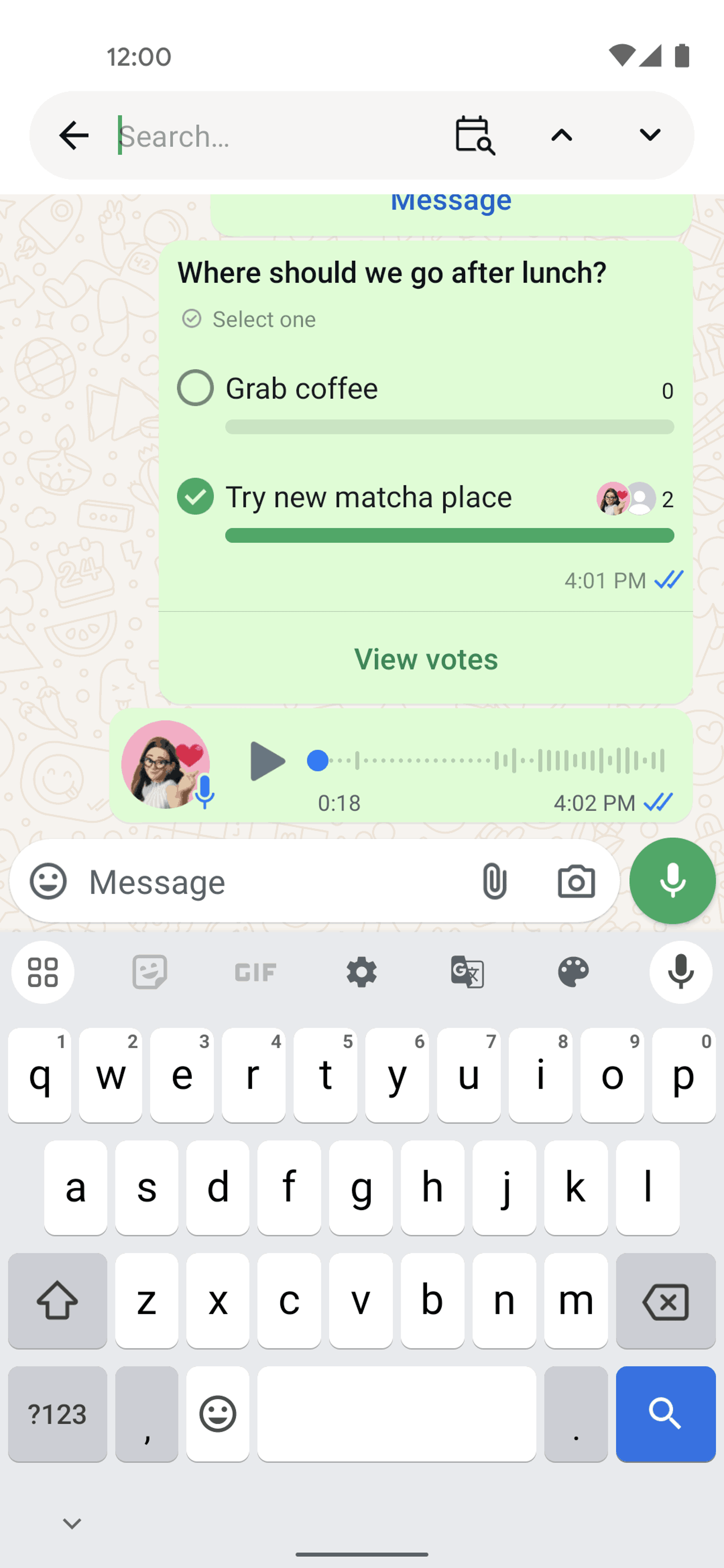 WhatsApp Android Social Networking interface screenshot 10