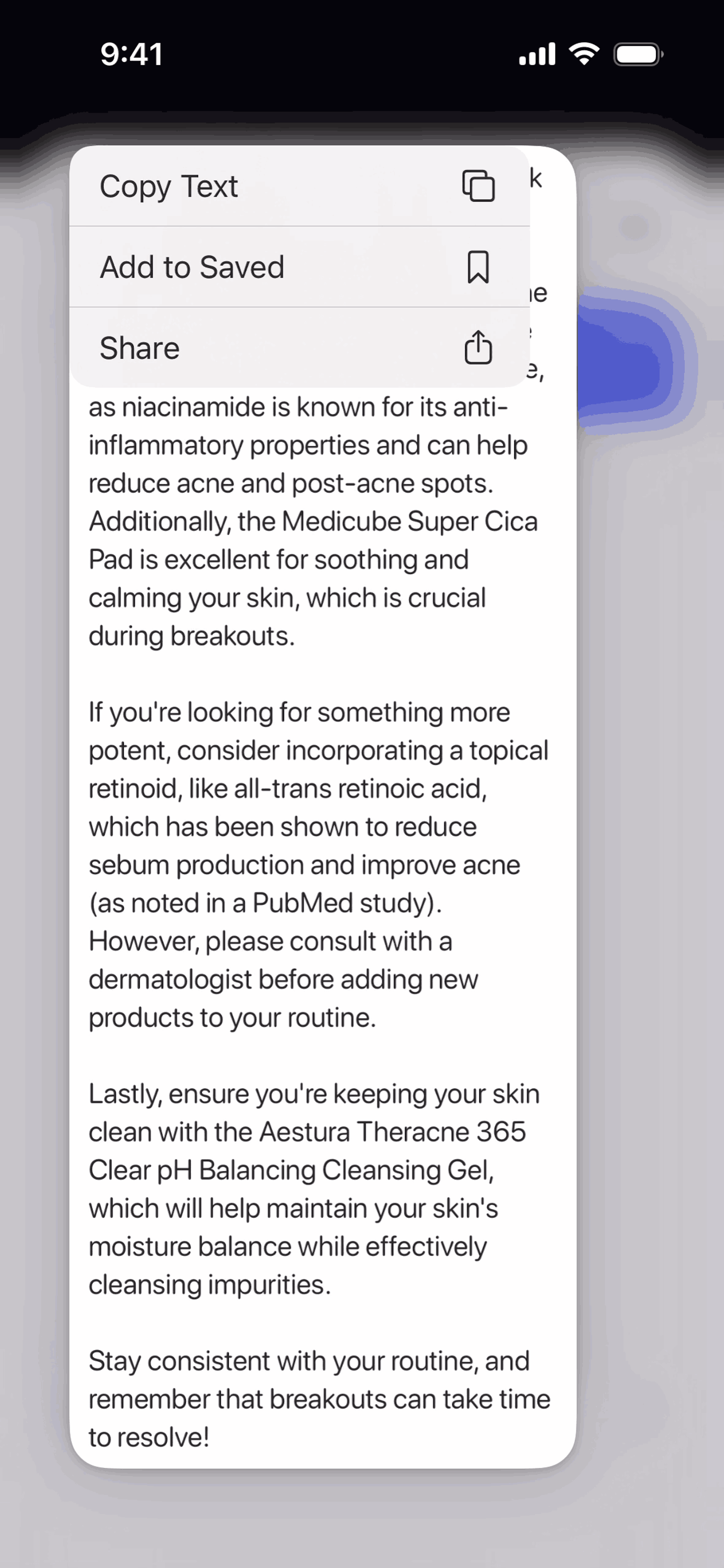Lovi iOS AI interface screenshot 23
