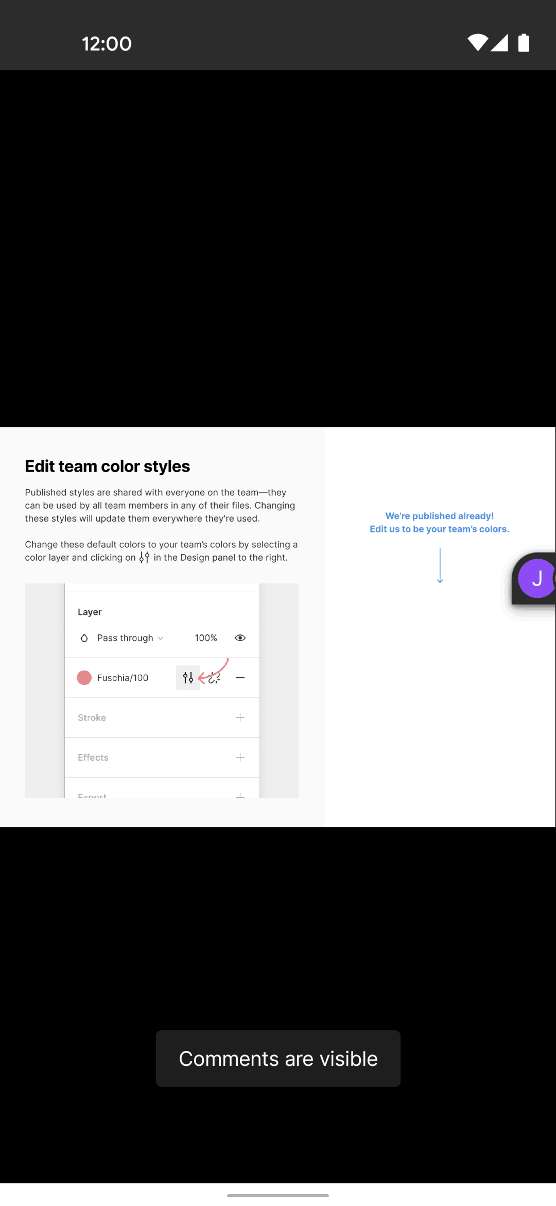 Figma Android Collaboration interface screenshot 17