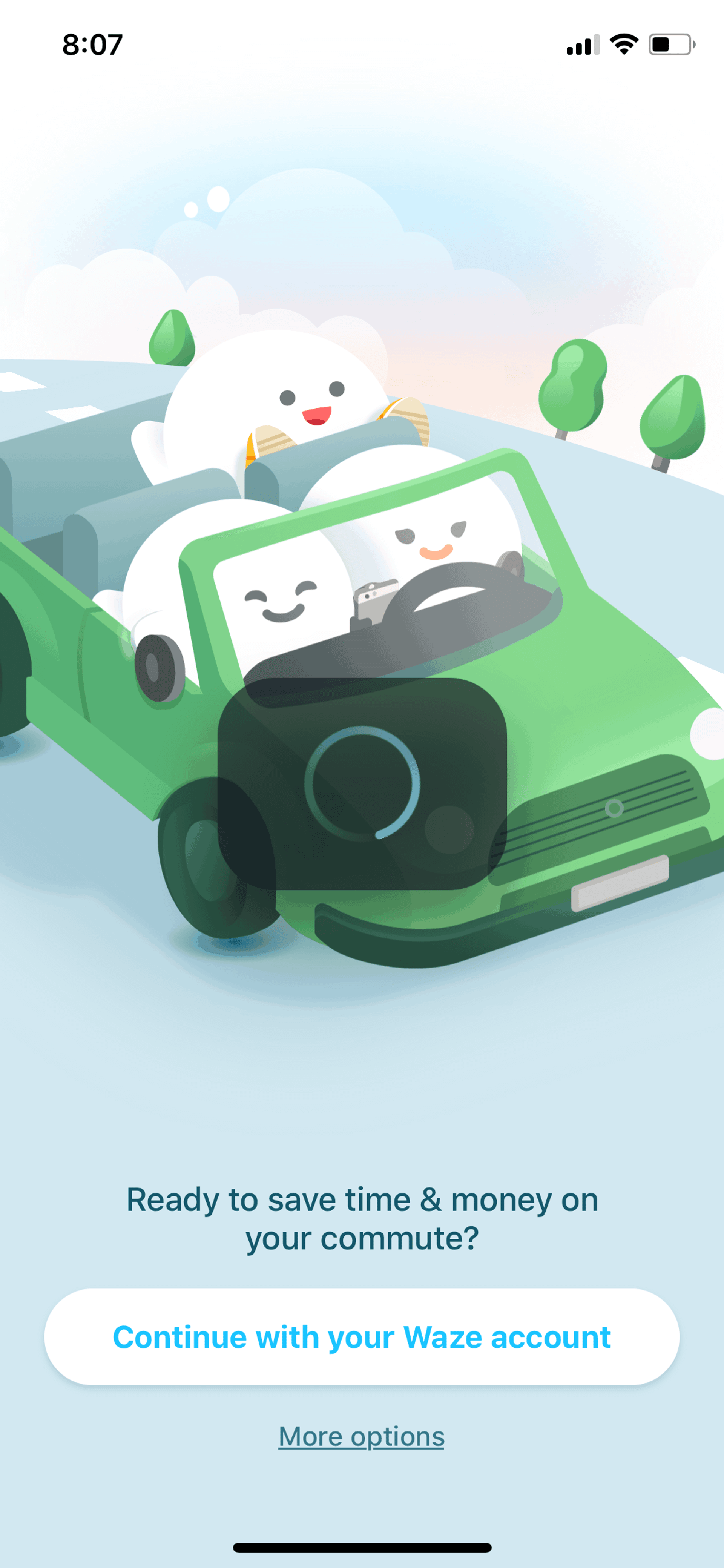 Waze Carpool iOS Maps & Navigation interface screenshot 5