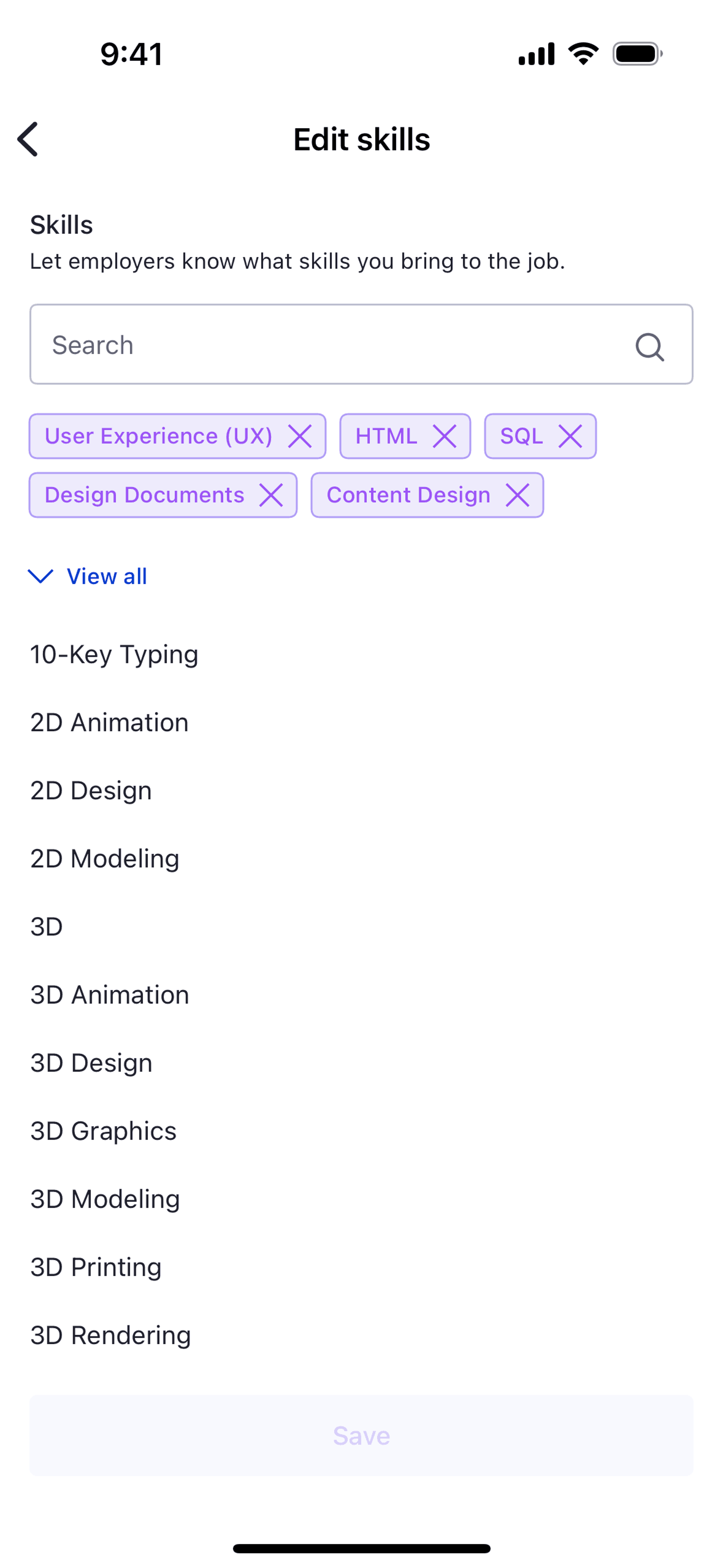 Handshake iOS Business interface screenshot 4