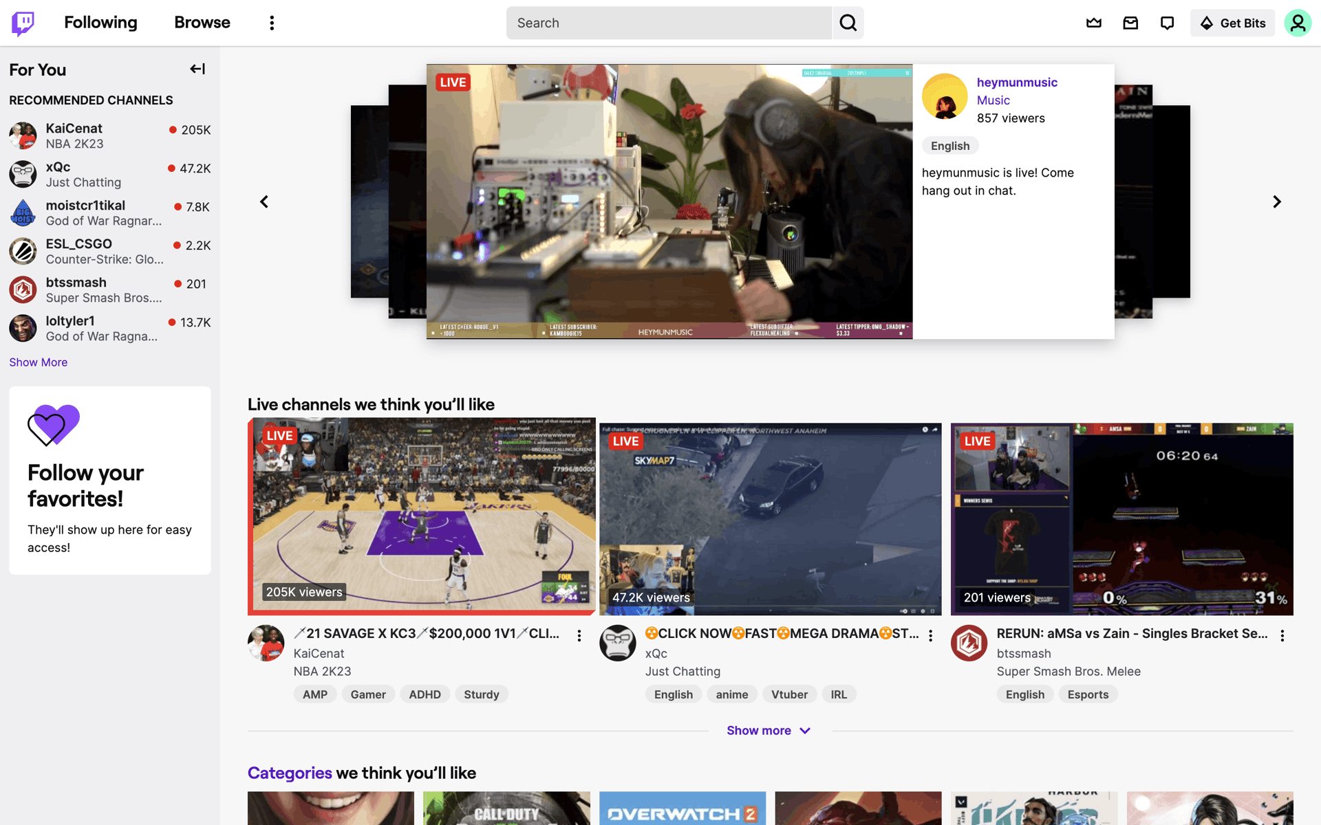 Twitch Web Photo & Video interface screenshot 18