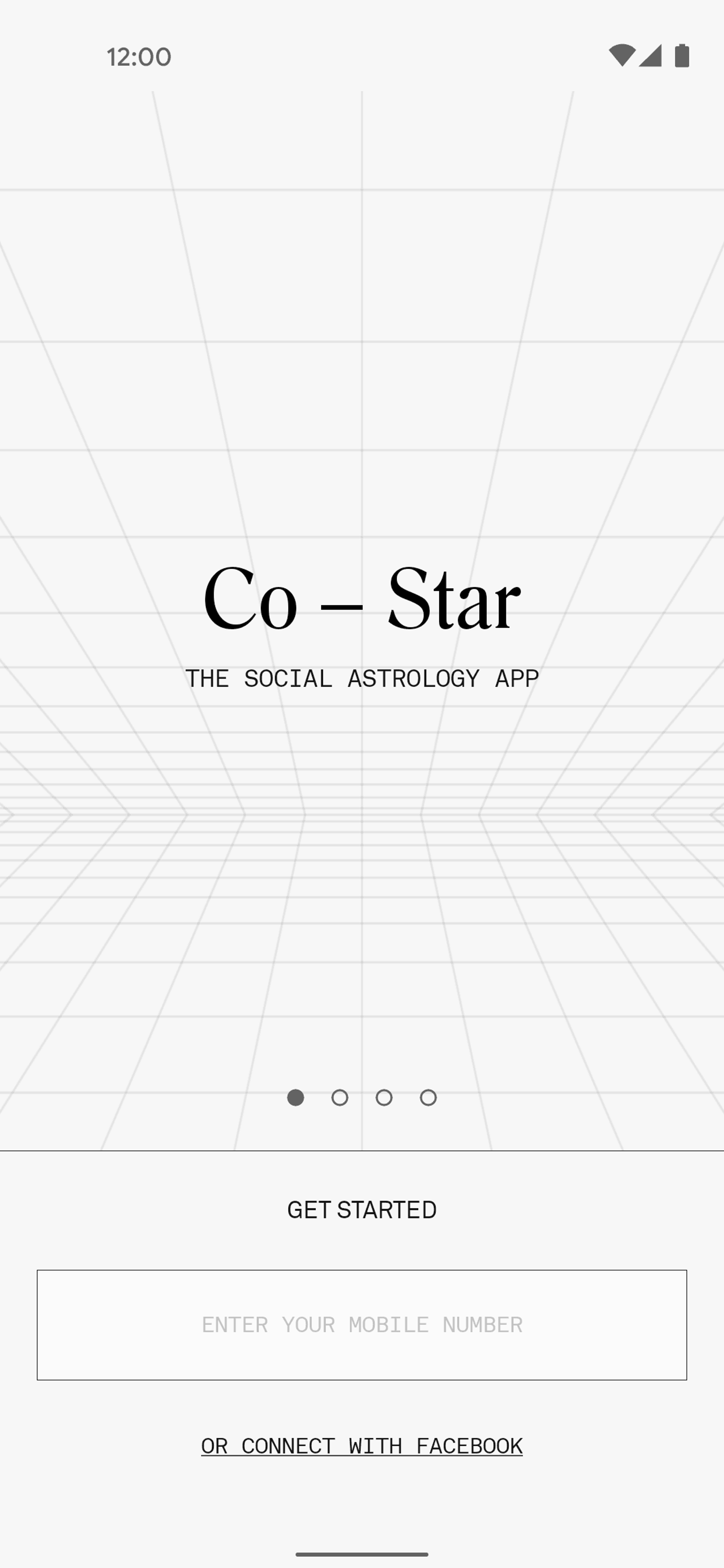 Co–Star Android Lifestyle interface screenshot 1