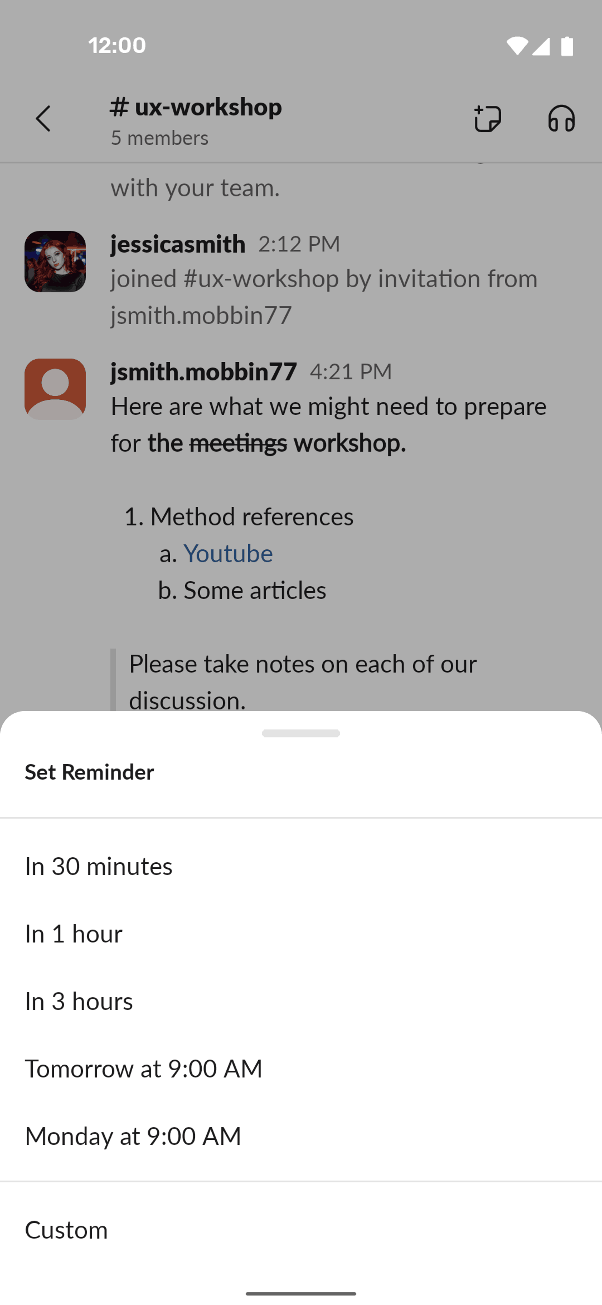 Slack Android Business interface screenshot 23