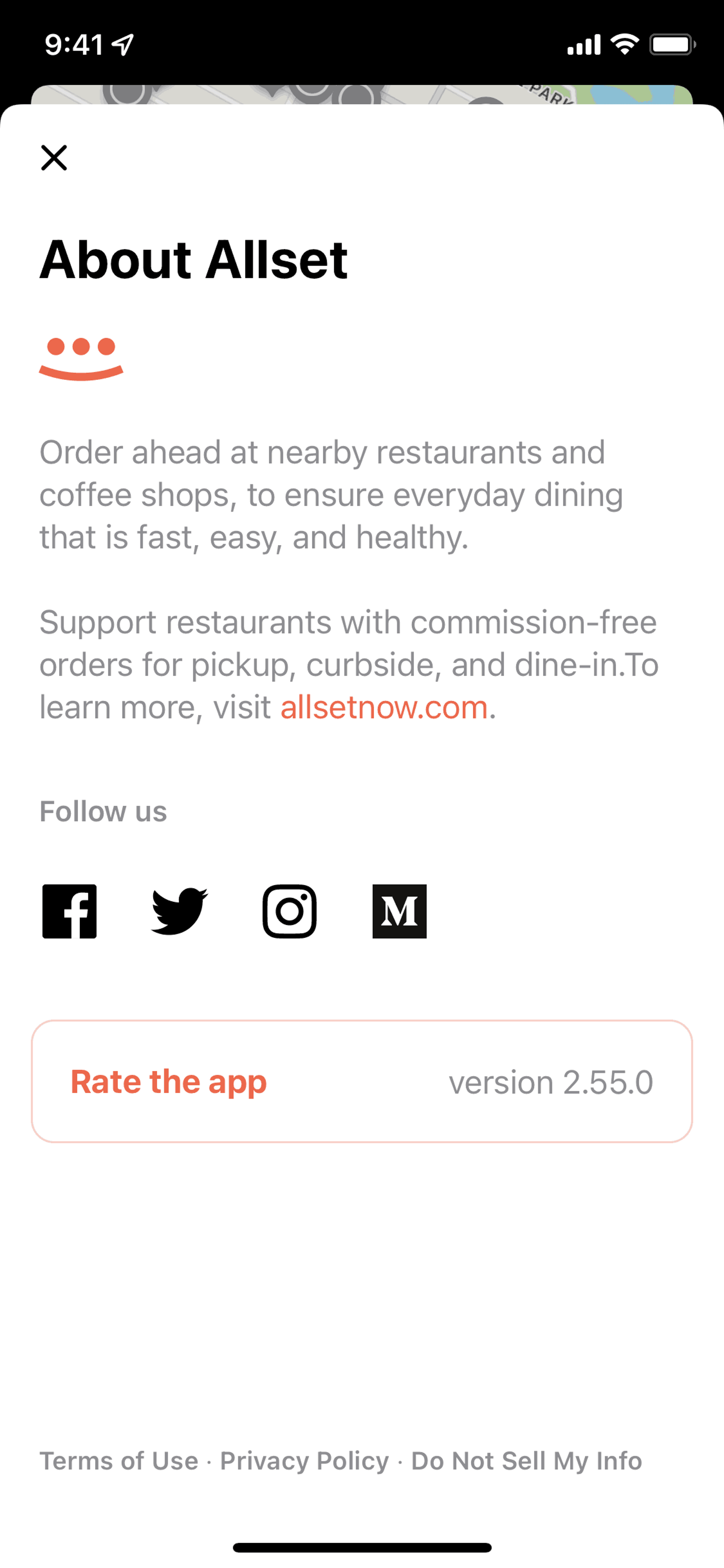 Allset iOS Food & Drink interface screenshot 17