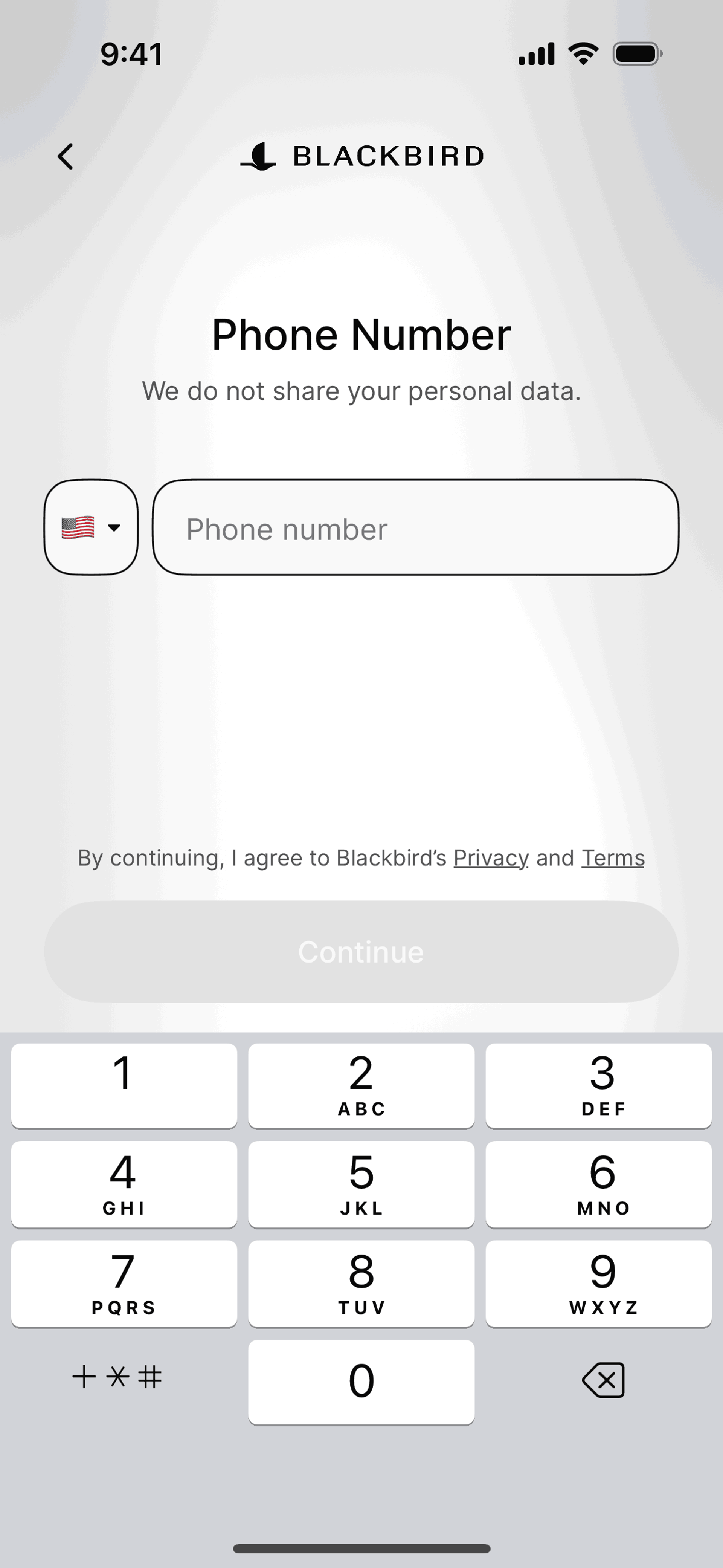 Blackbird iOS Food & Drink interface screenshot 23