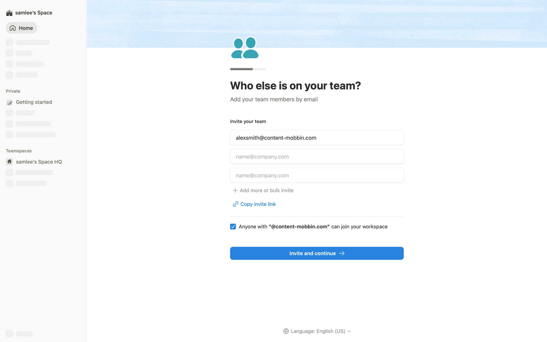 Notion Web Collaboration interface screenshot 10