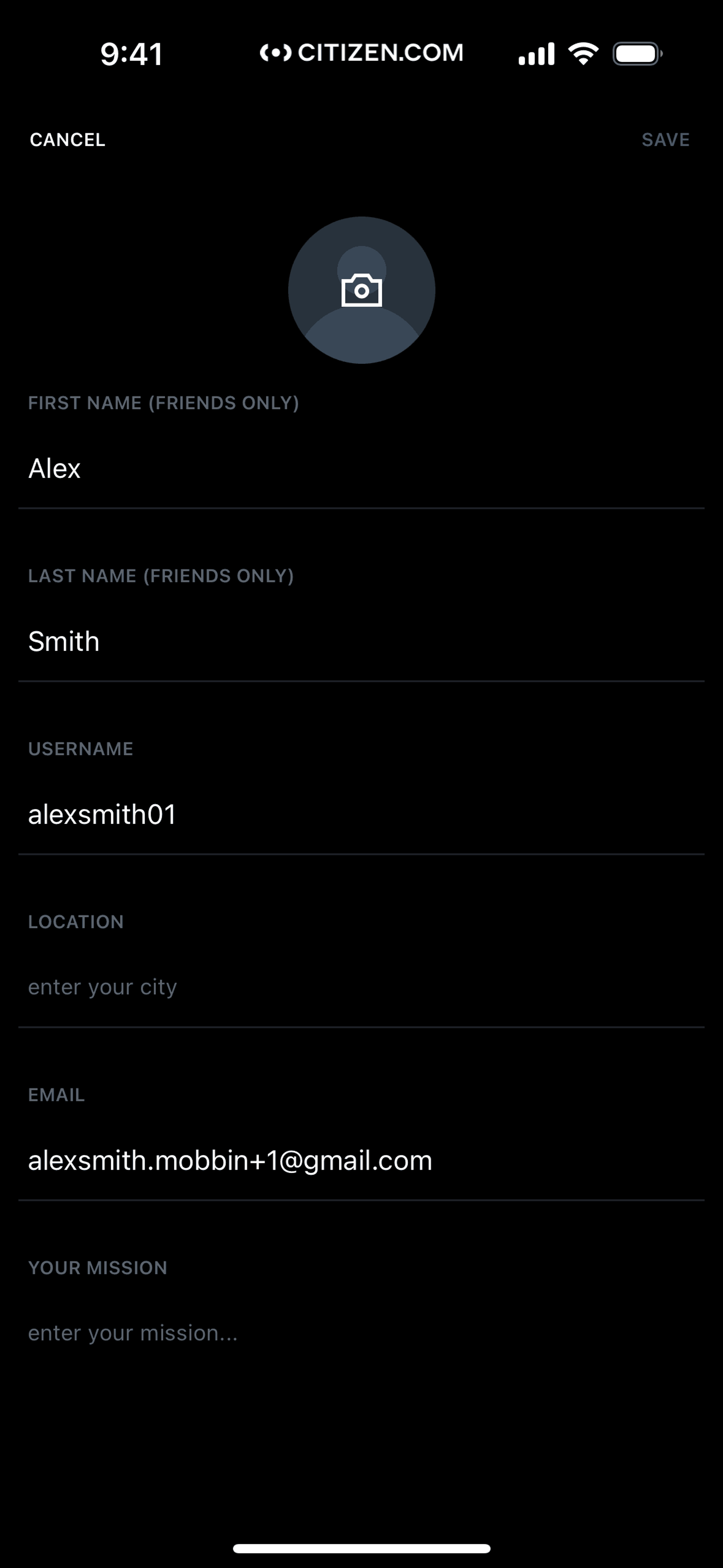 Citizen iOS News interface screenshot 6