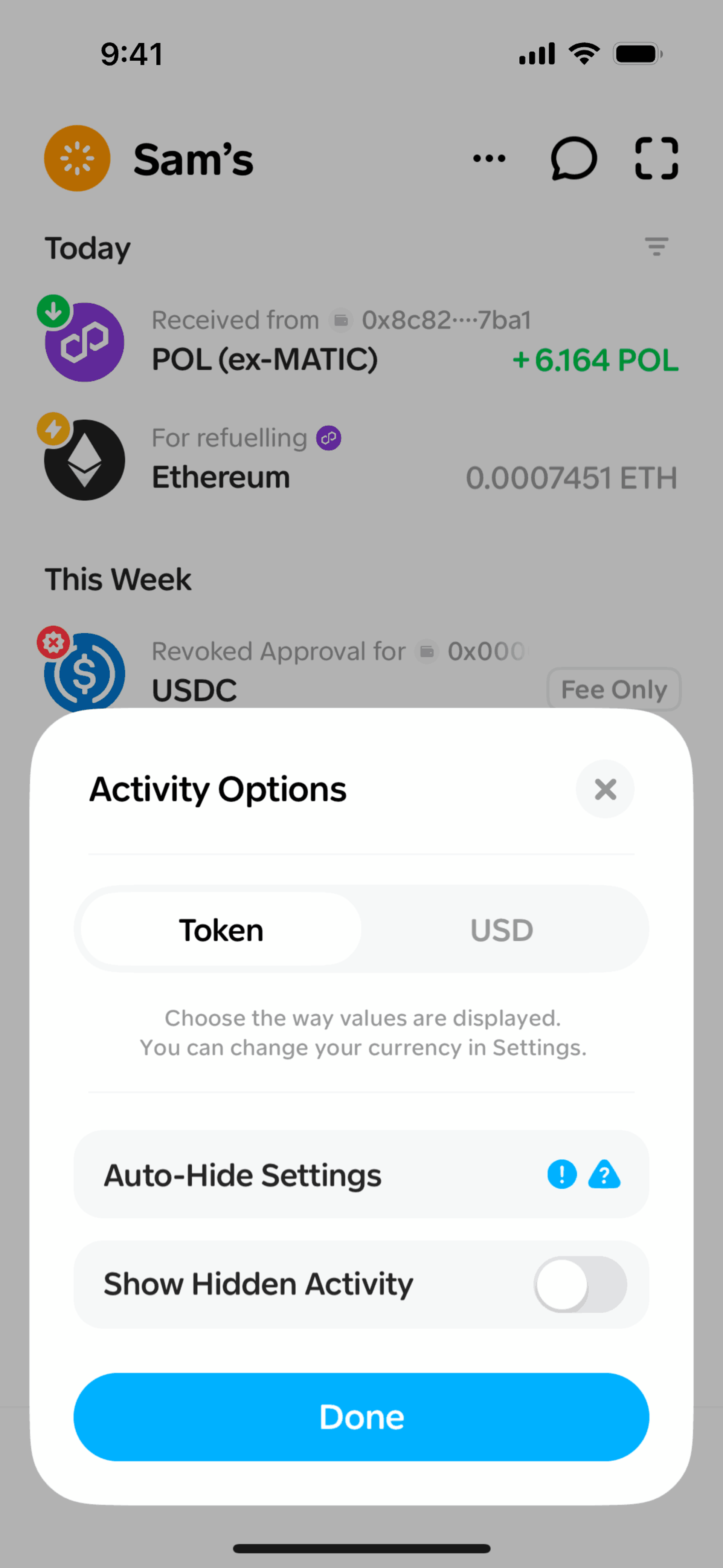 Family iOS Crypto & Web3 interface screenshot 13