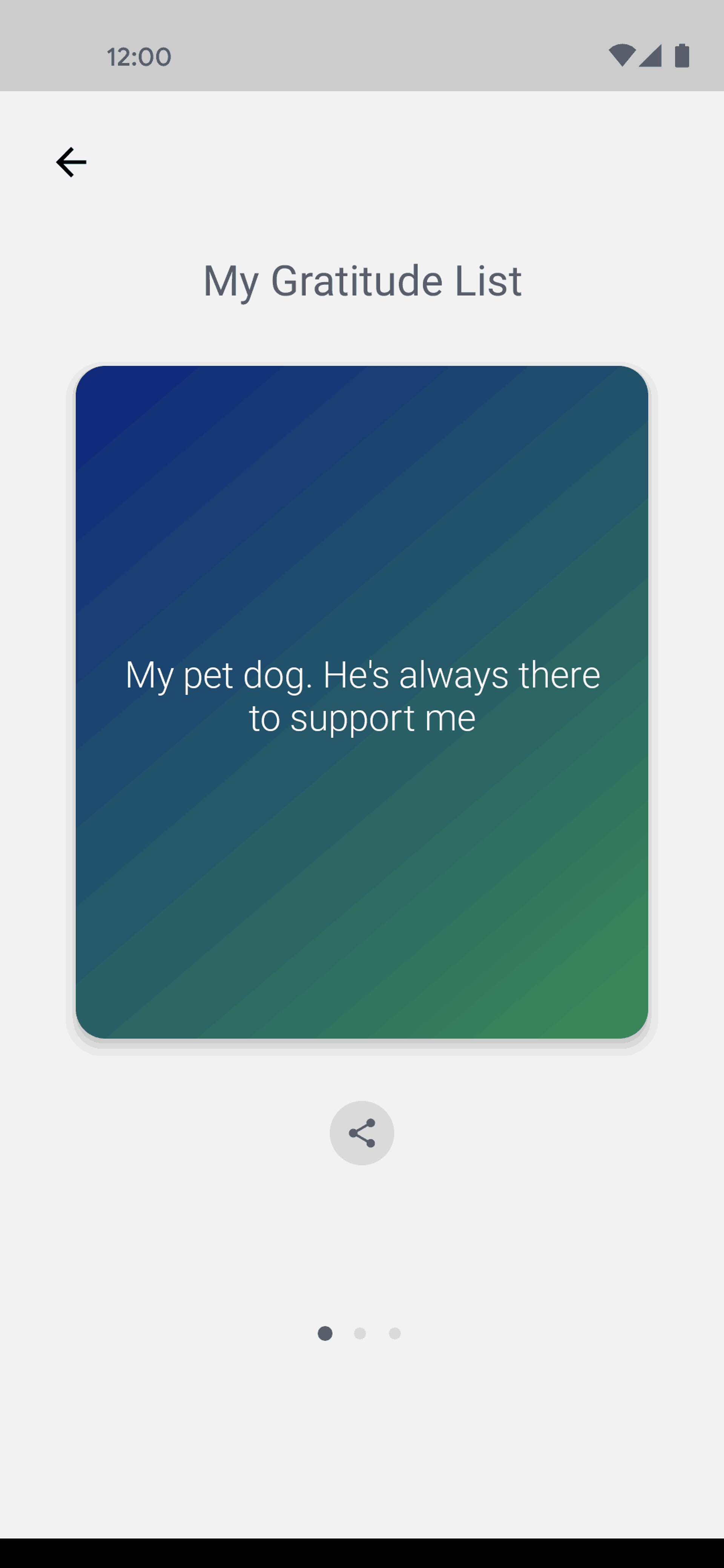 Wysa Android AI interface screenshot 4