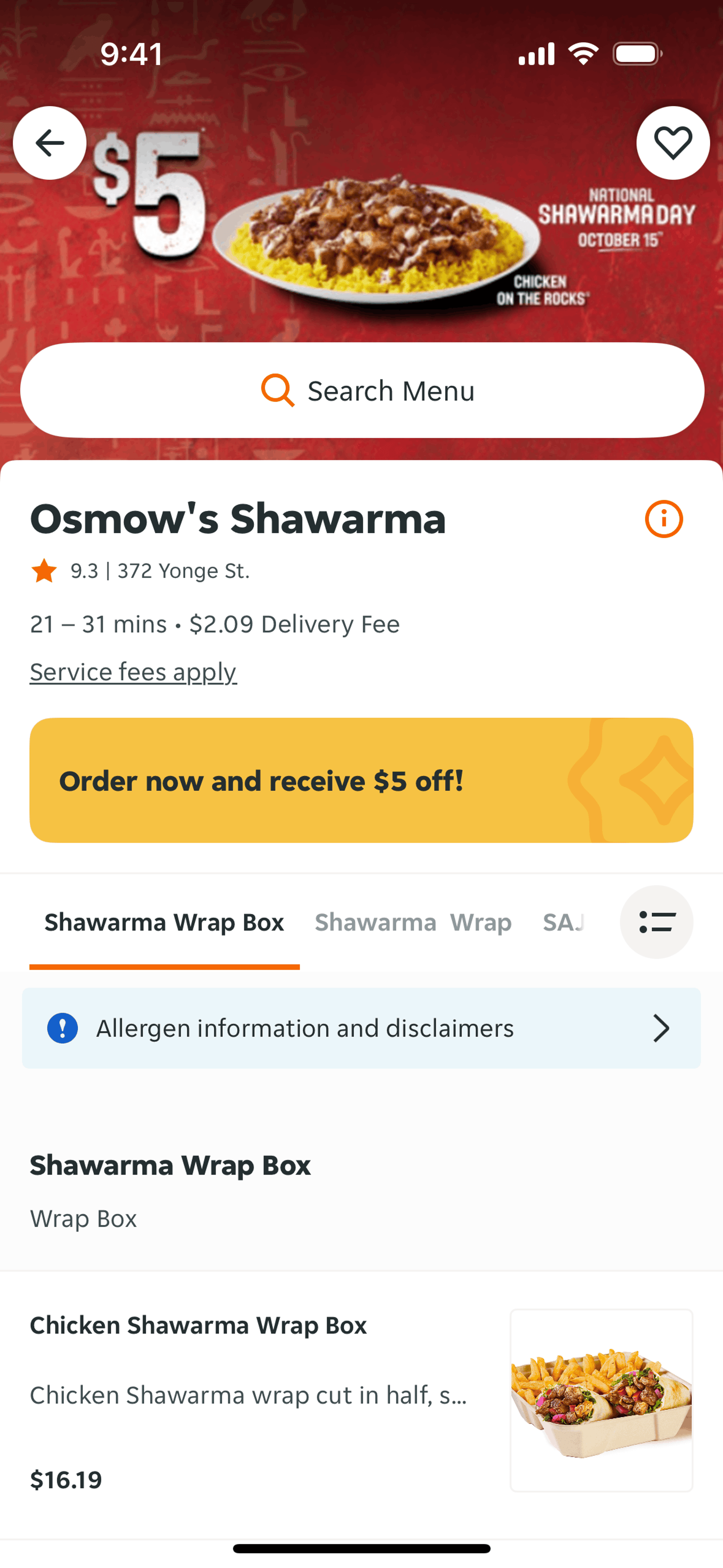 Skip iOS Food & Drink interface screenshot 23