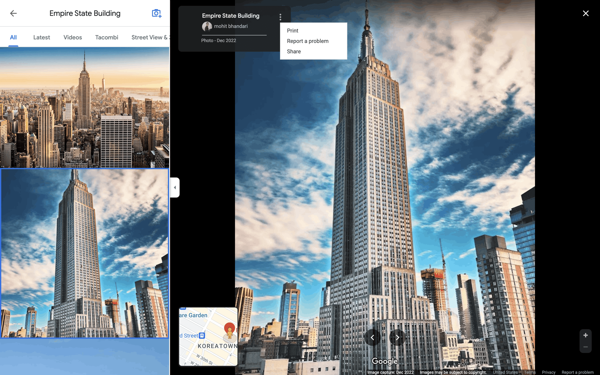 Google Maps Web Maps & Navigation interface screenshot 15
