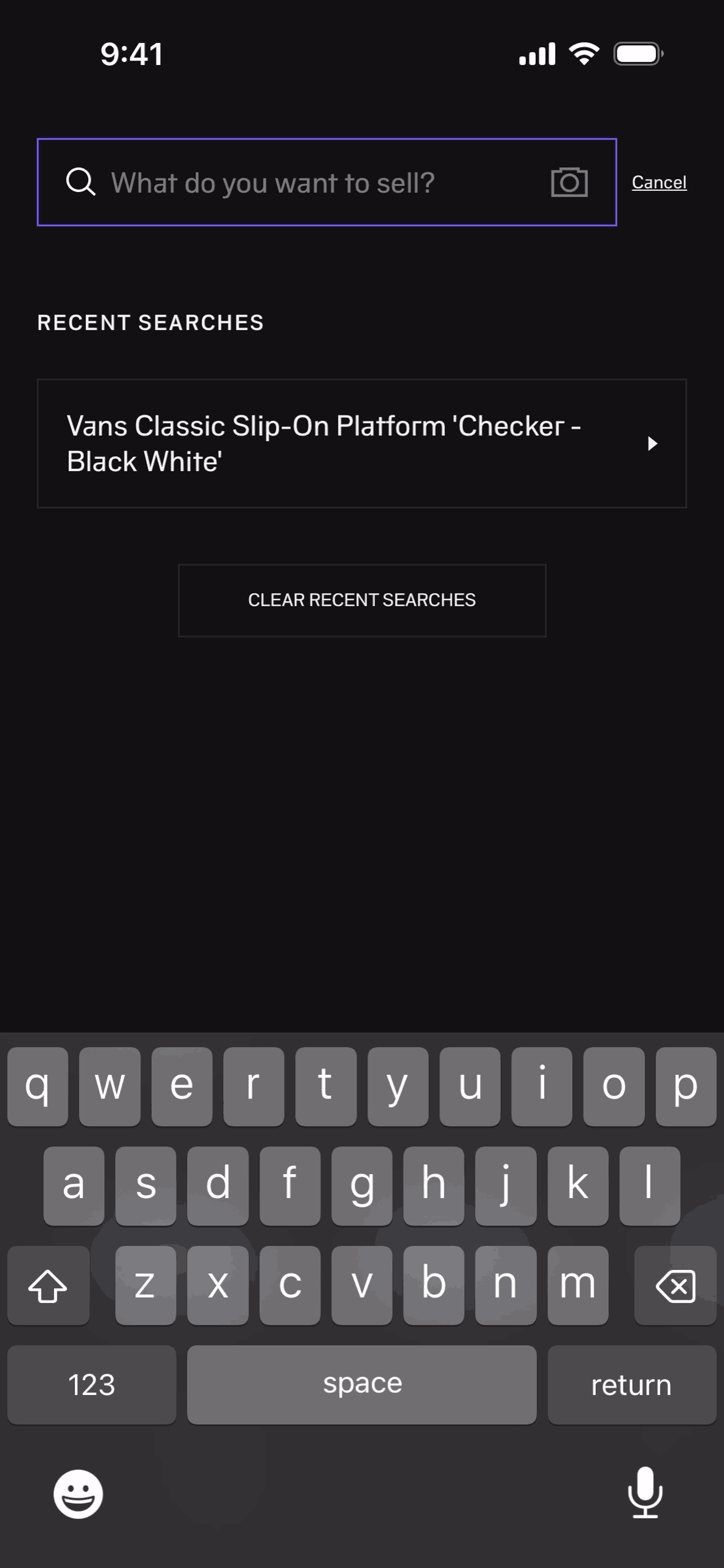 alias iOS Shopping interface screenshot 8
