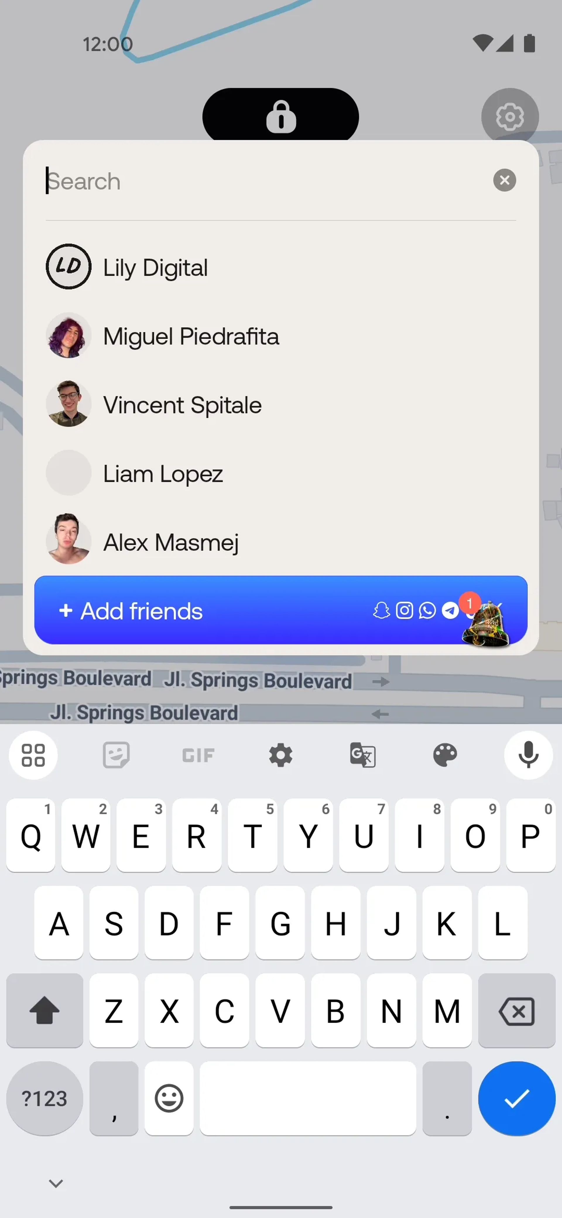 Bump Android Social Networking interface screenshot 9