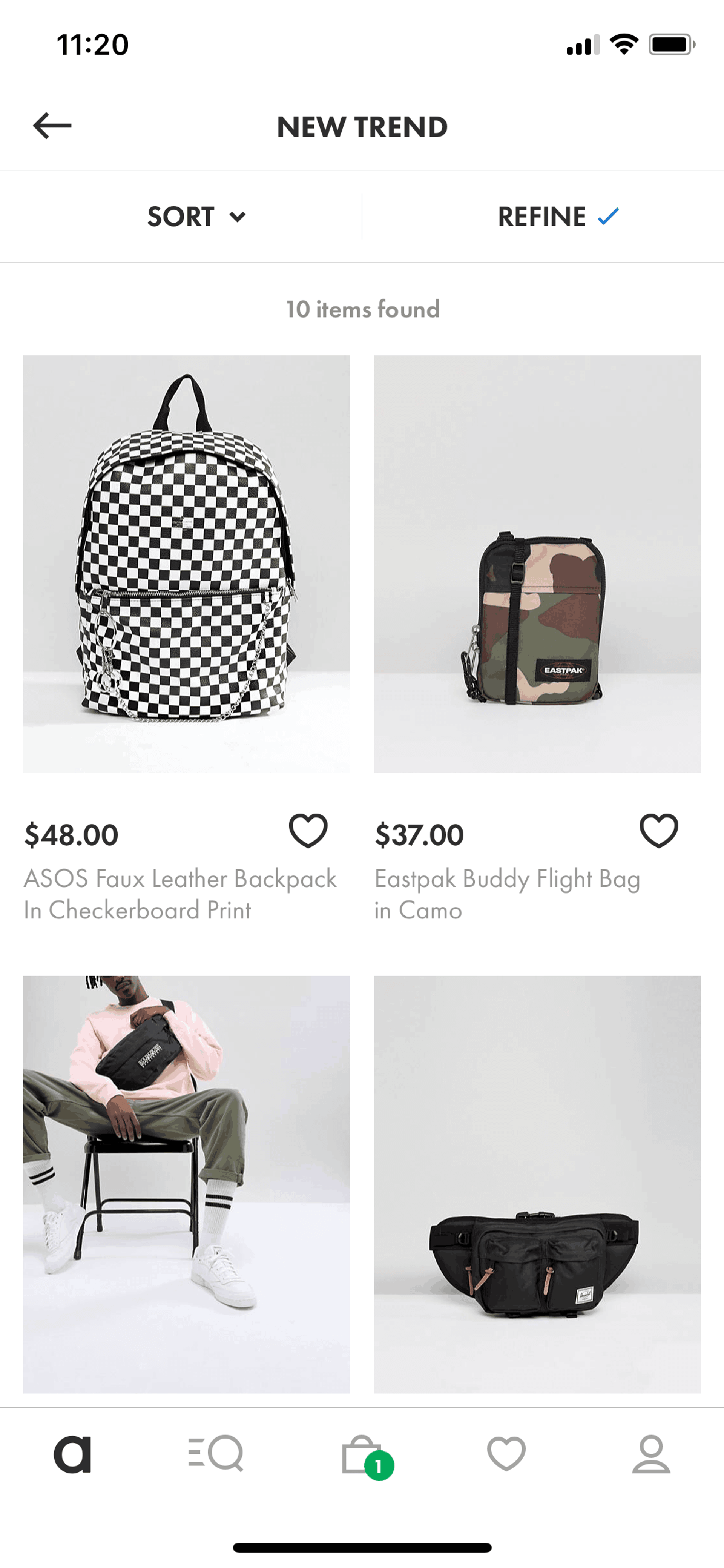 ASOS iOS Shopping interface screenshot 18