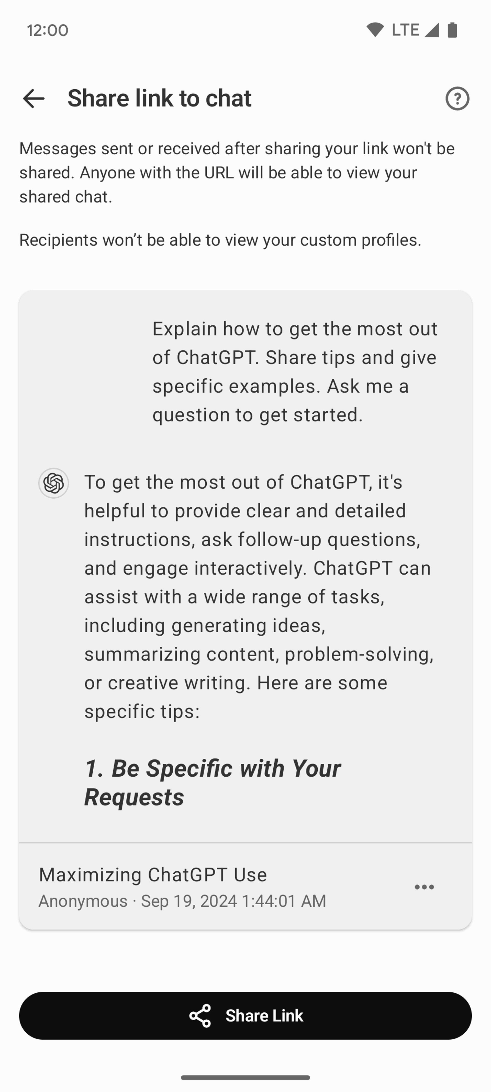 ChatGPT Android AI interface screenshot 23