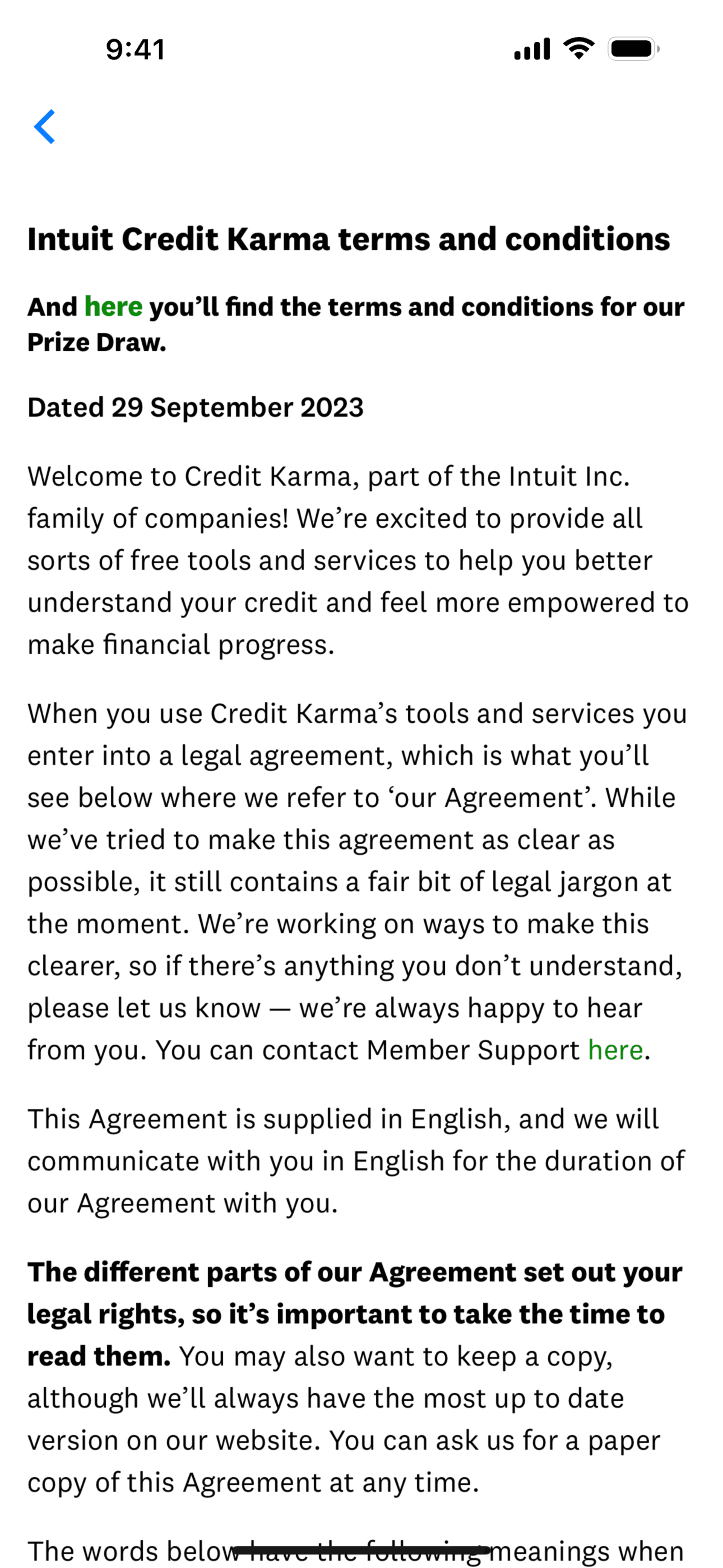 Credit Karma iOS Finance interface screenshot 11