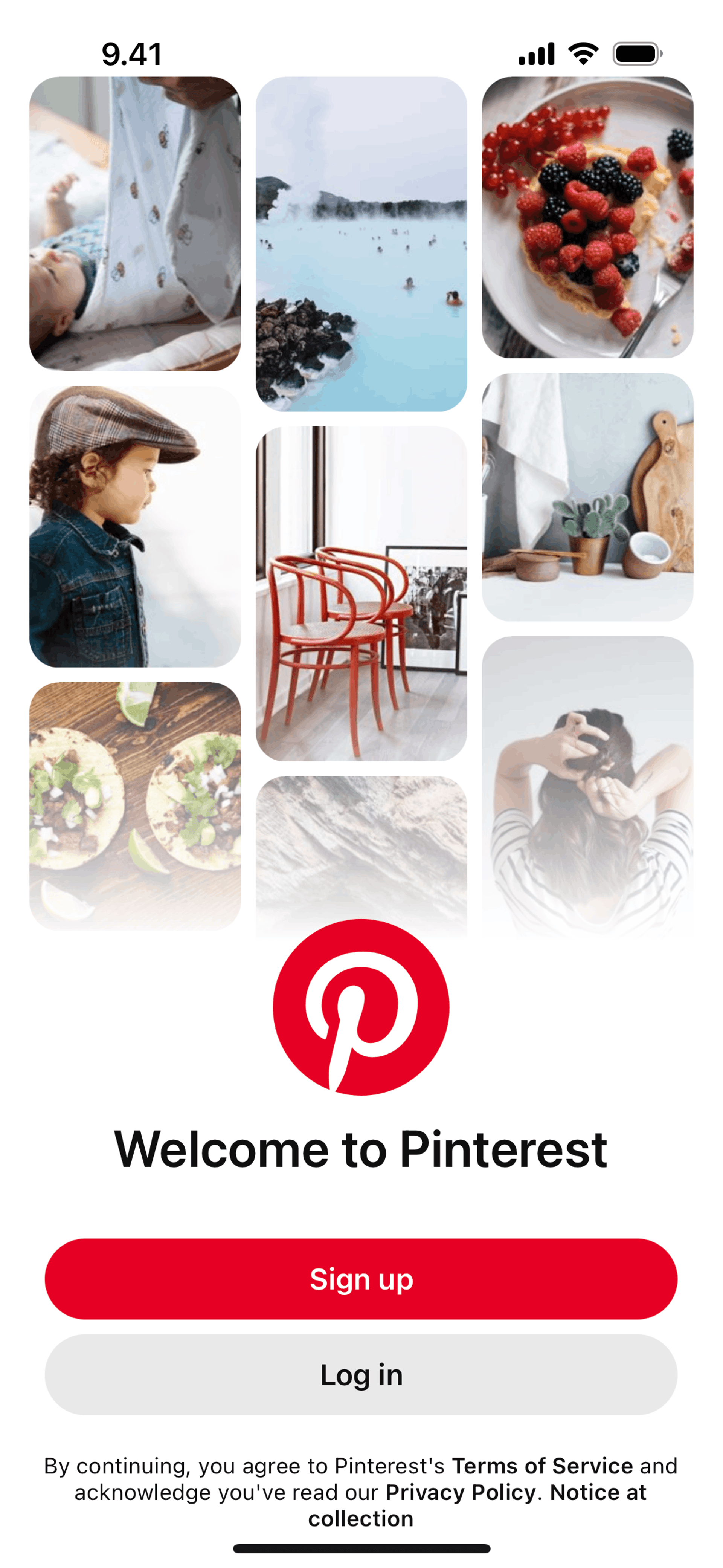 Pinterest iOS Photo & Video interface screenshot 2