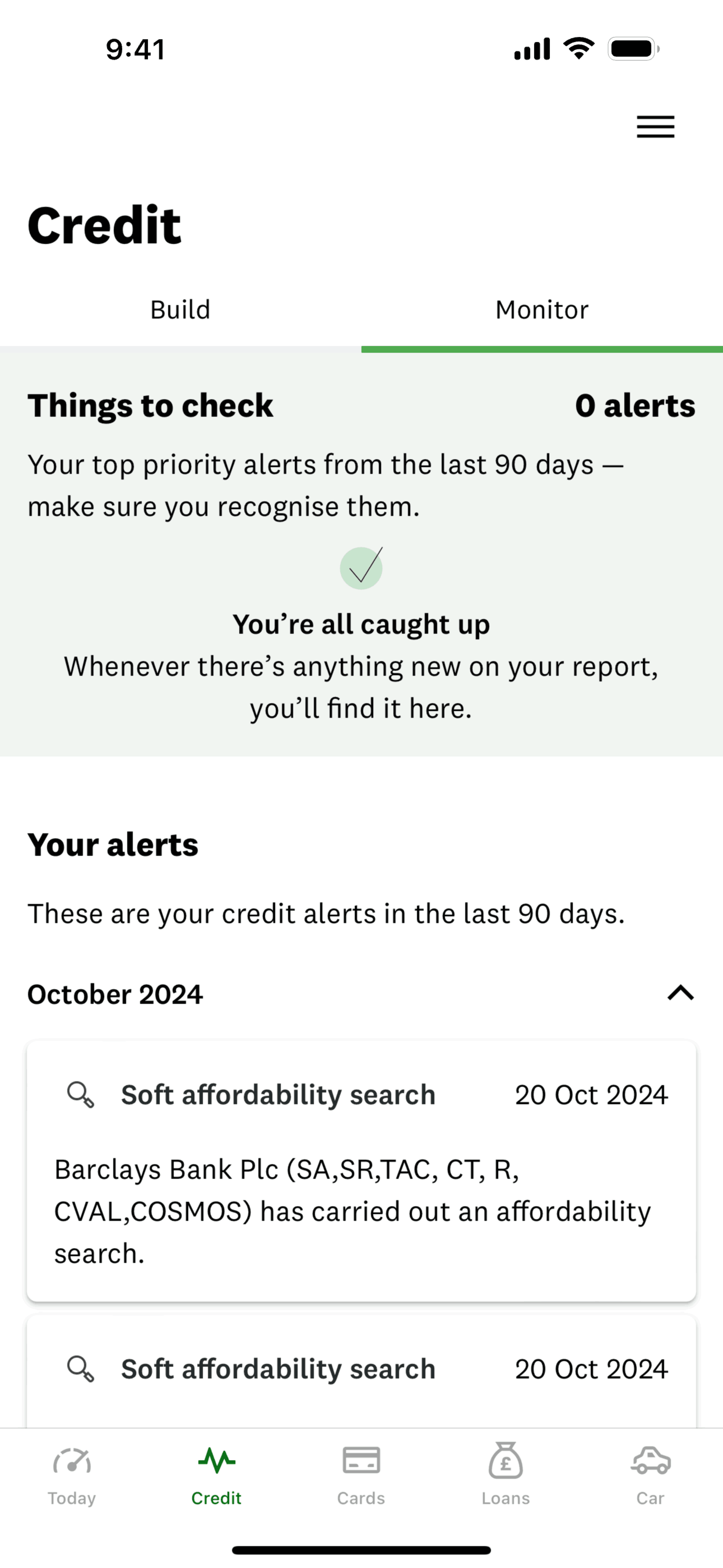 Credit Karma iOS Finance interface screenshot 14
